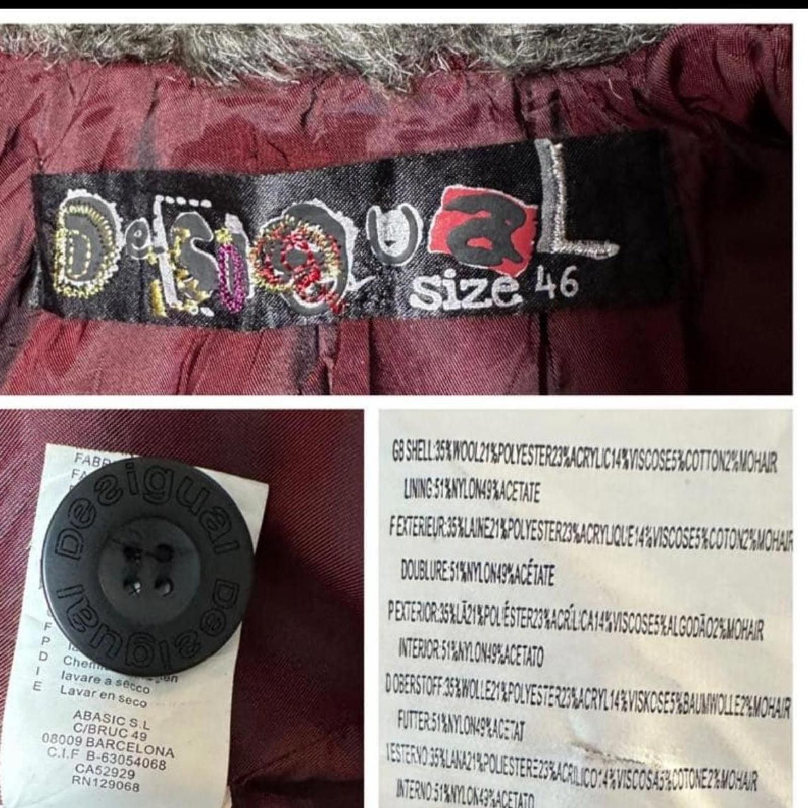 Desigual Desigual 2009 collection wool boho penny lane coat Size S / US 4 / IT 40 - 6 Thumbnail
