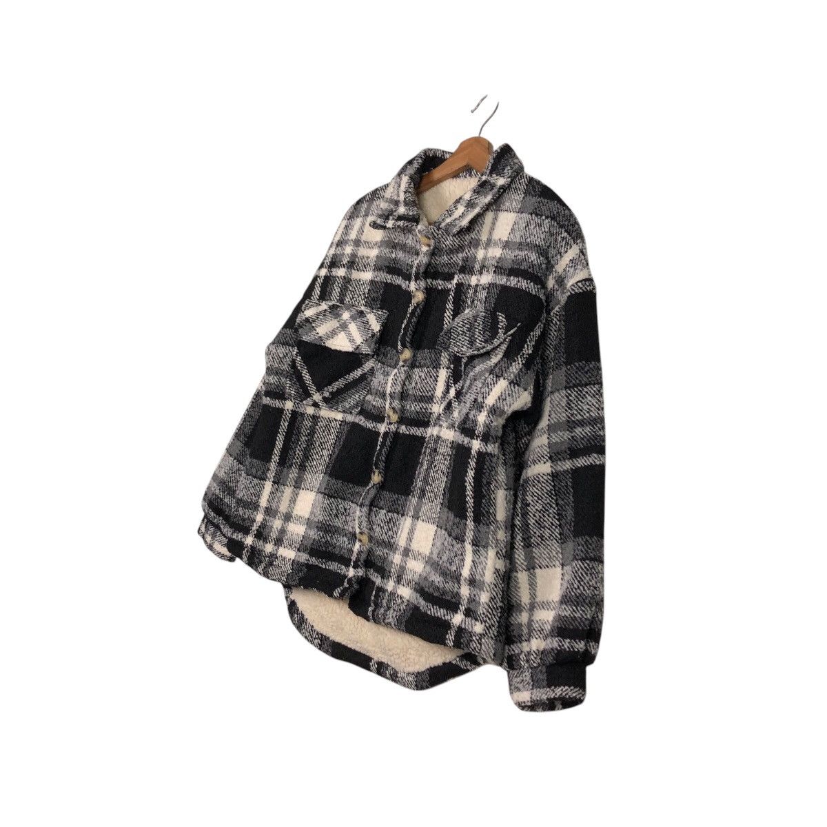 Flannel 📌Vintage Flannel Jacket Blanket Sherpa Private Pause Tartan Size US M / EU 48-50 / 2 - 3 Thumbnail