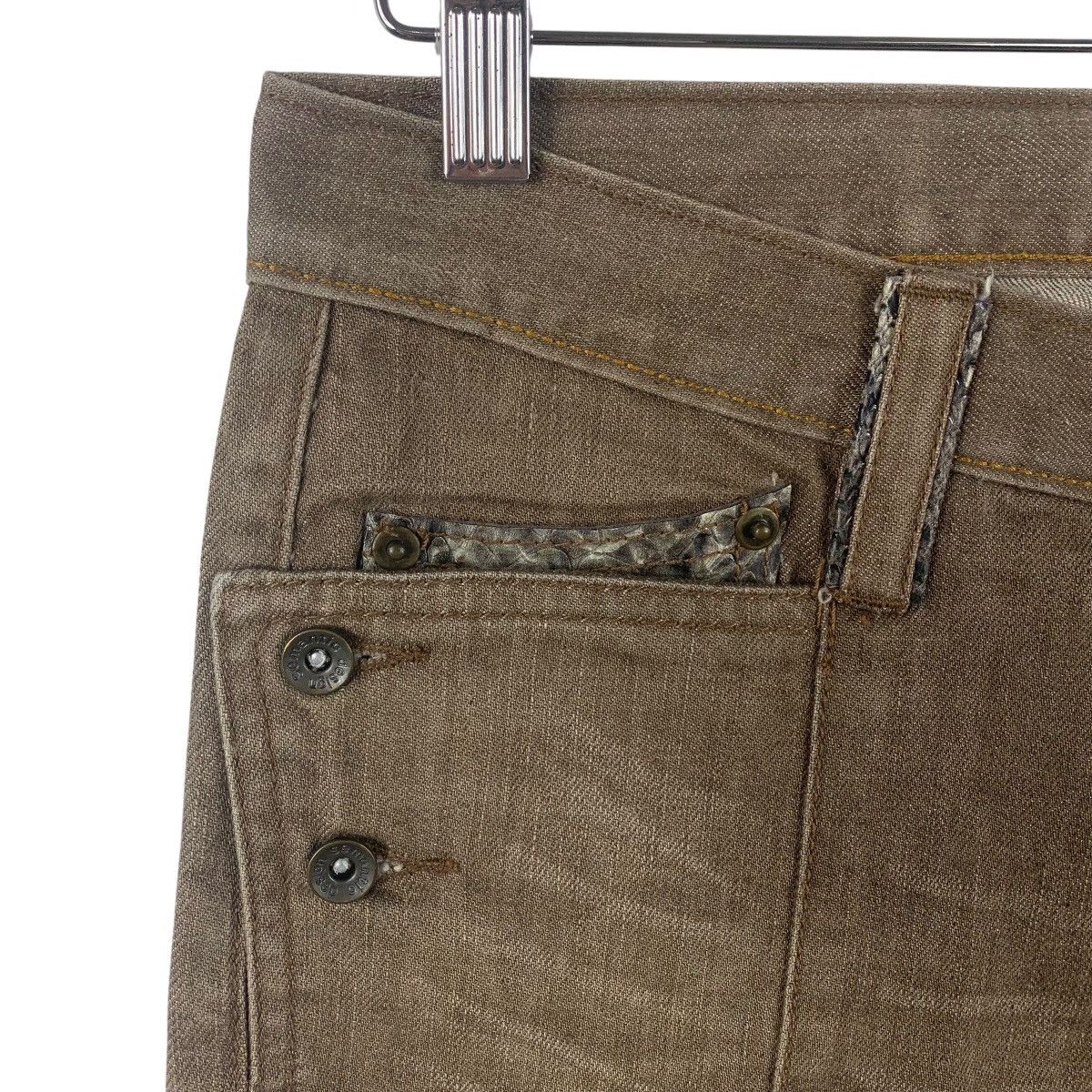 Japanese Brand × semanticdesign SEMANTIC DESIGN snake flare bush pants Size 31" - 6 Thumbnail