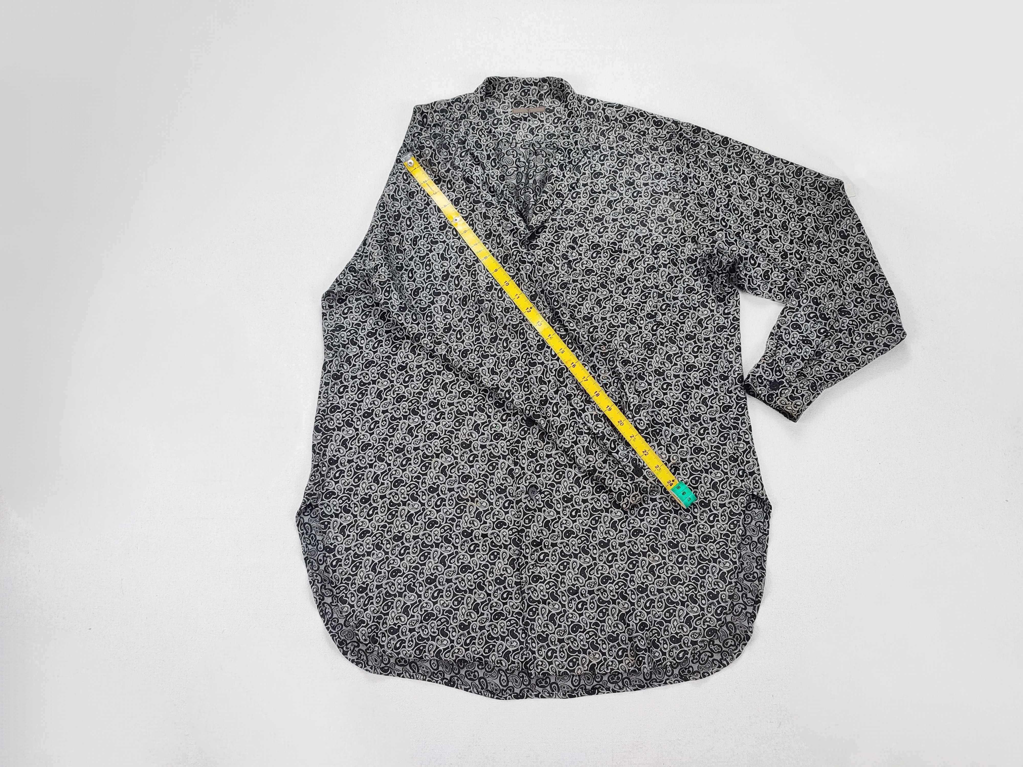 Y's × Yohji Yamamoto Y's Yohji Yamamoto French Collar Paisley Rayon Shirt Size US L / EU 52-54 / 3 - 5 Thumbnail