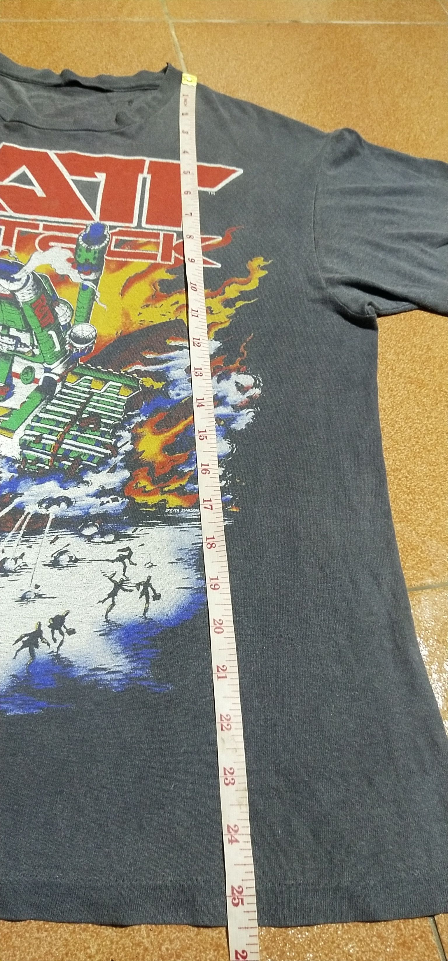 Band Tees × Vintage FINAL DROP TRUE VINTAGE METAL BAND Size US M / EU 48-50 / 2 - 14 Thumbnail