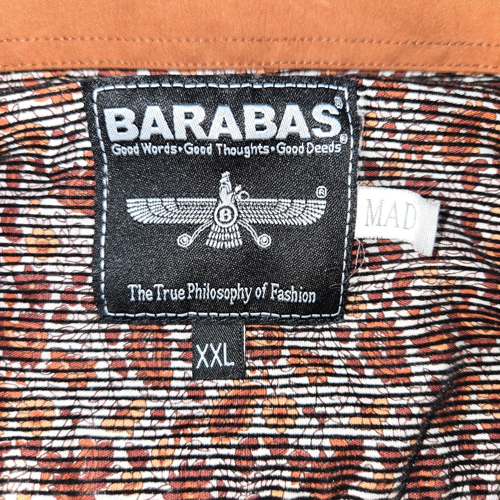 Other Barabas Sz 2XL Long Sleeve Button Down Paisley Flip Cuffs Size US XXL / EU 58 / 5 - 2 Thumbnail
