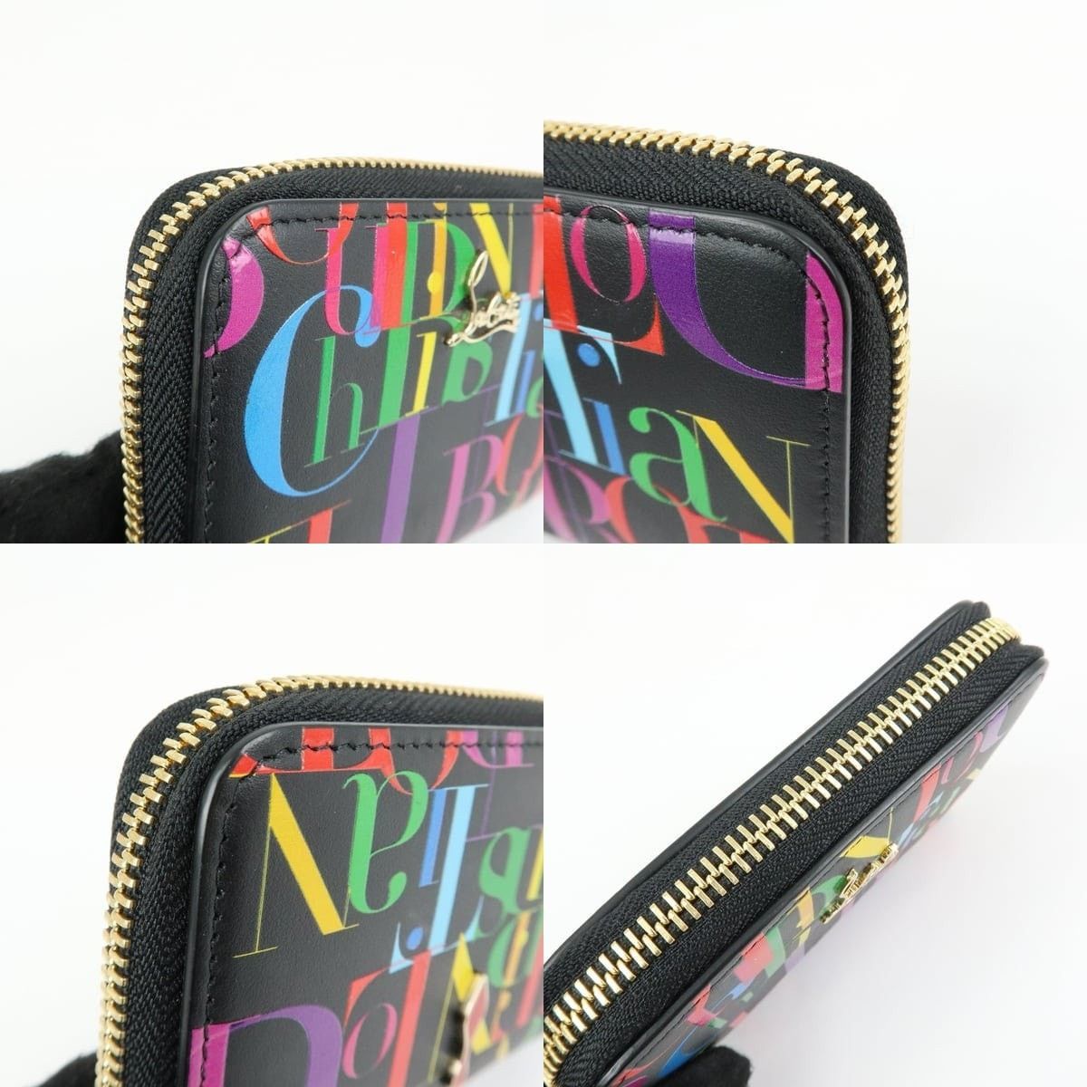 Christian Louboutin Christian Louboutin Loubinthesky Calfskin Wallet Multicolor Size ONE SIZE - 6 Thumbnail