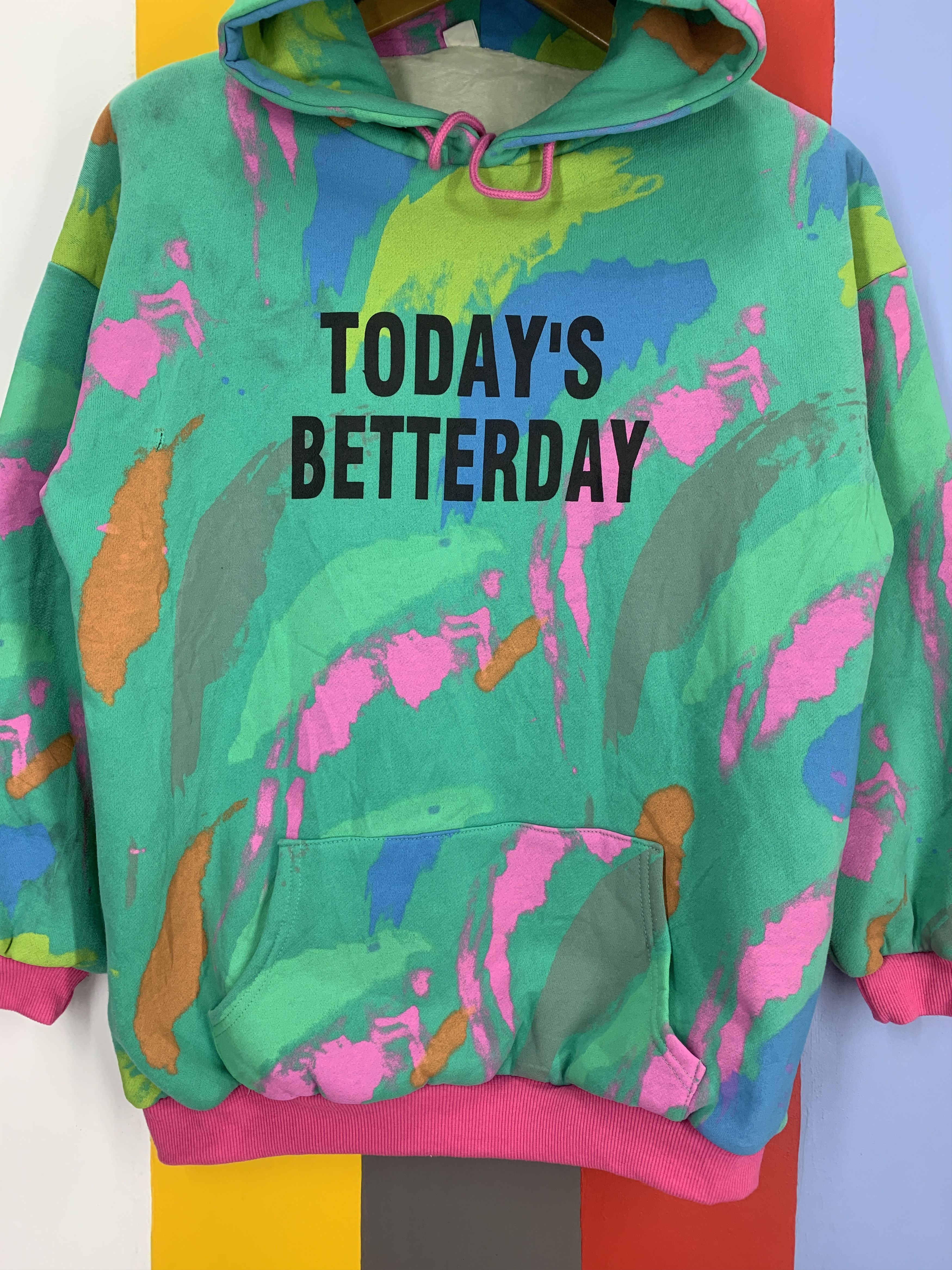 Other TODAY'S BETTERDAY Paint Art Hoodie #2240/21 Size US M / EU 48-50 / 2 - 2 Thumbnail