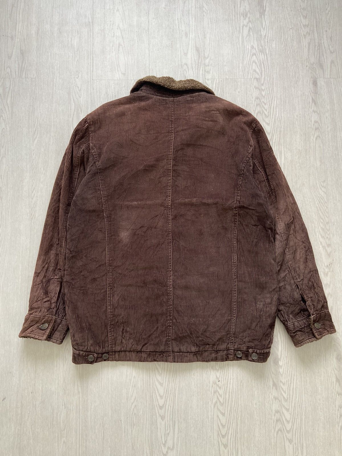 Gap Vintage 1990’s GAP Corduroy Denim Sherpa Jacket Size US M / EU 48-50 / 2 - 2 Thumbnail