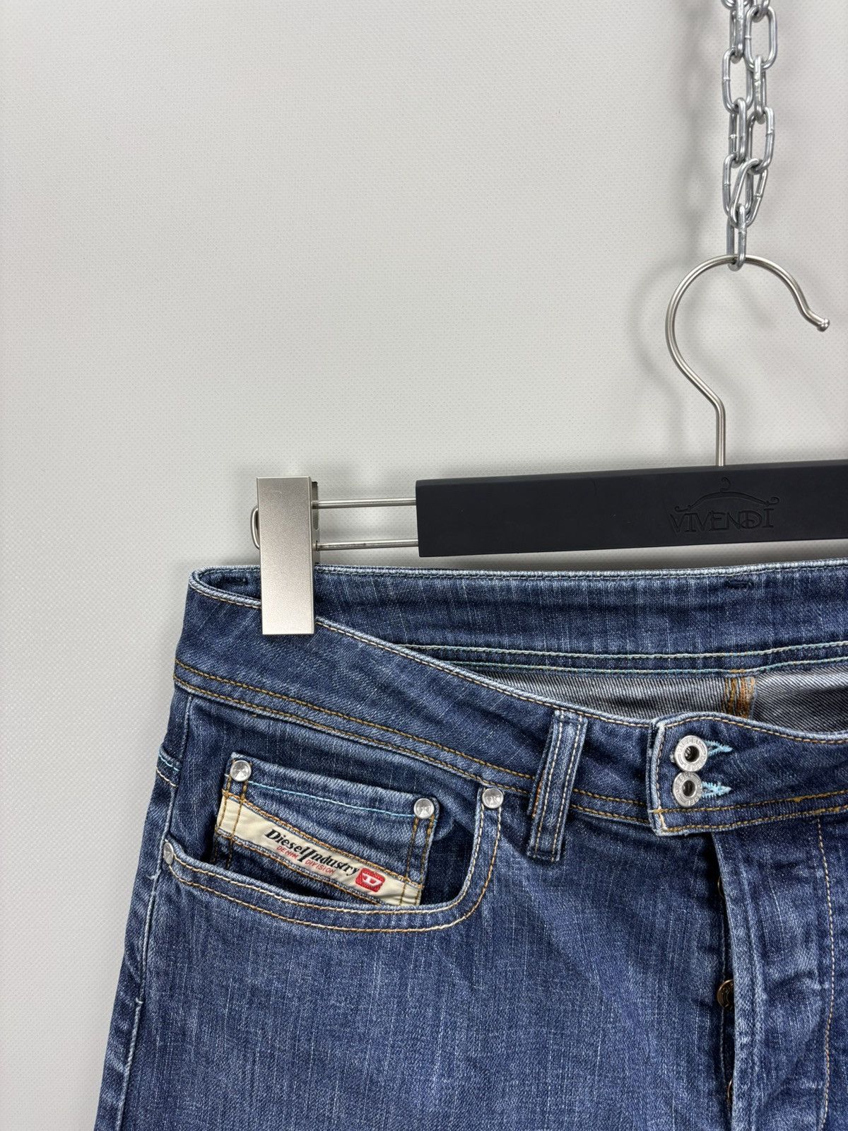 Diesel Mens jeans Y2k Diesel Size 31 Color Blue Size US 31 - 4 Thumbnail