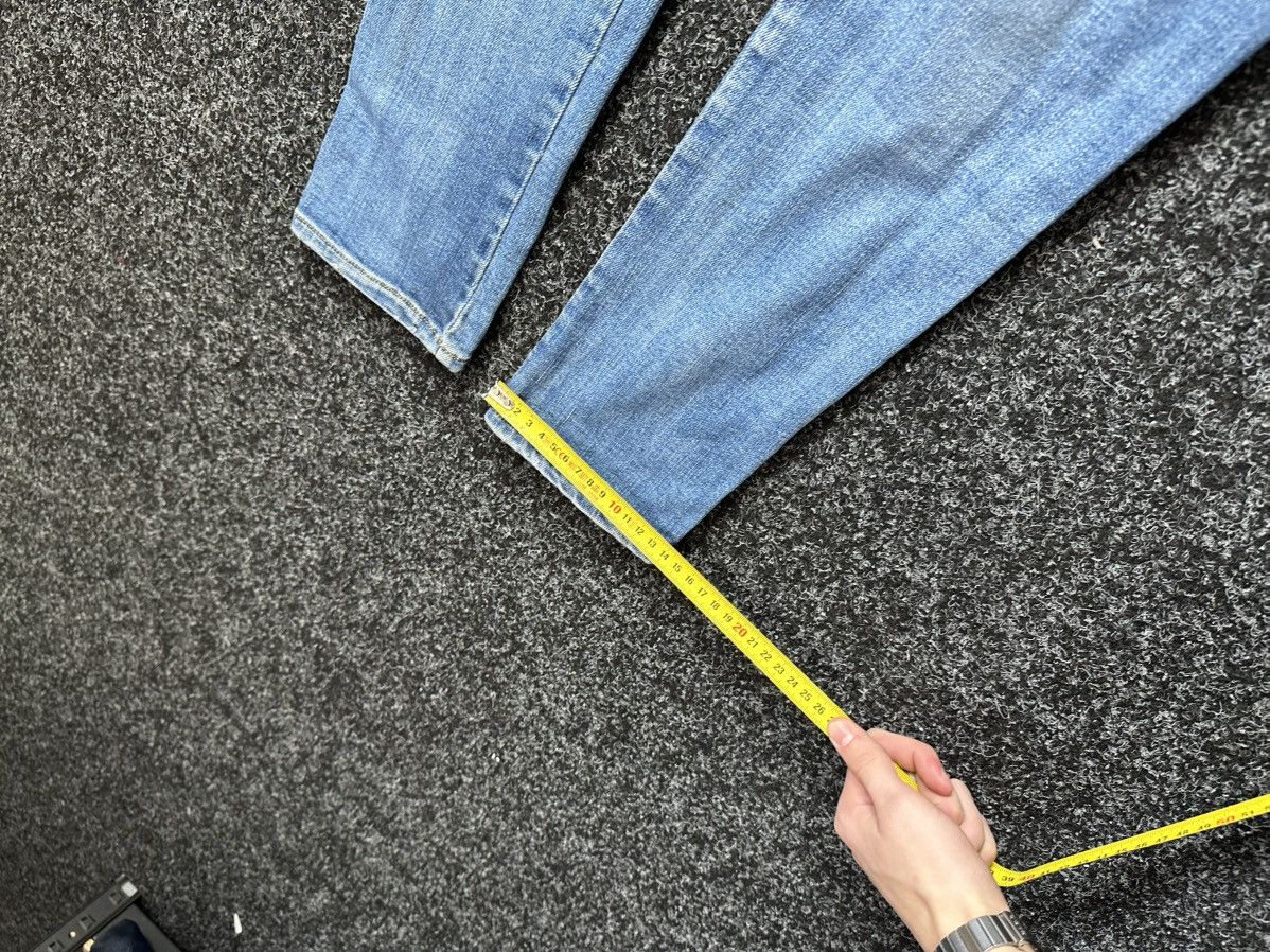 Diesel × Japanese Brand 🚨Diesel Washed Blue White Opium Punk Distressed COPYRIGHT Size 29" - 16 Thumbnail