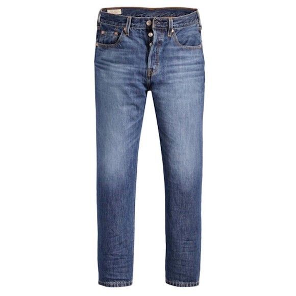 Levi's Levi’s 501 Button Fly Cropped Straight Leg Jeans - 29" Size 29" - 15 Thumbnail
