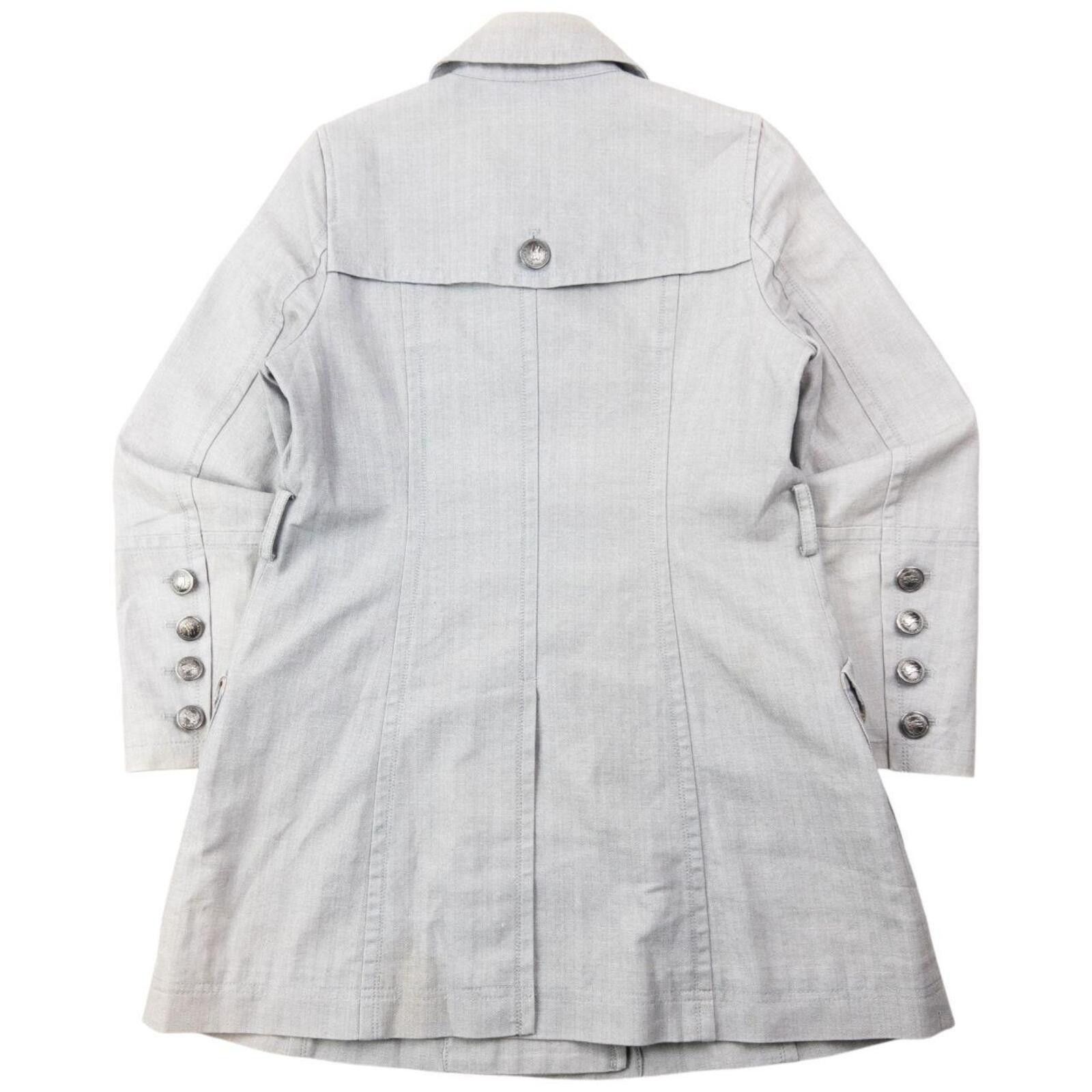 Burberry Vintage 2000s Burberry Blue Label Lined Trench Jacket Size M Size M / US 6-8 / IT 42-44 - 3 Thumbnail