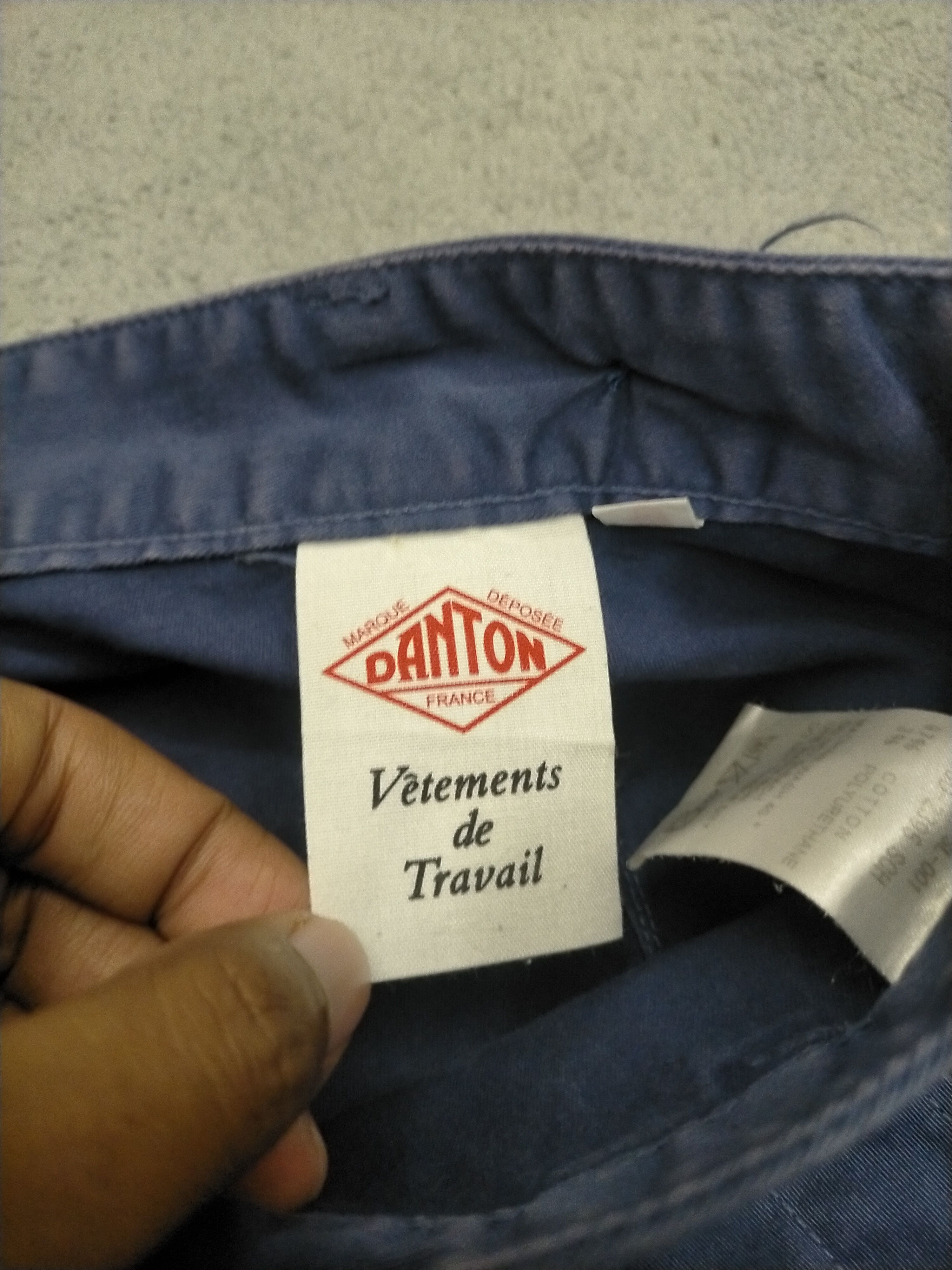 Danton Vintage Danton Vetements De Travail Baker Pants Size US 30 / EU 46 - 9 Thumbnail