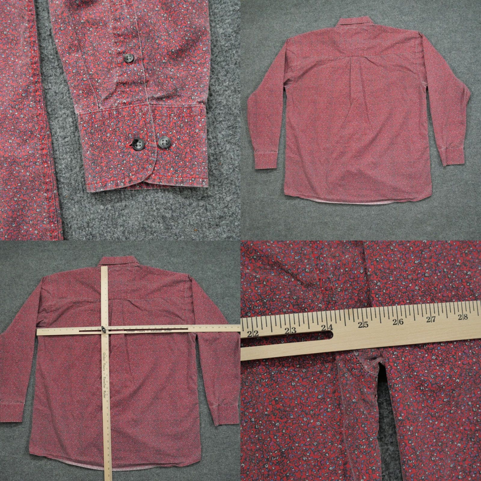 Wrangler VINTAGE Wrangler Shirt Mens 2XL Red Button Up Floral George Strait 90s Country Western Mens Shirt Size US XXL / EU 58 / 5 - 8 Thumbnail