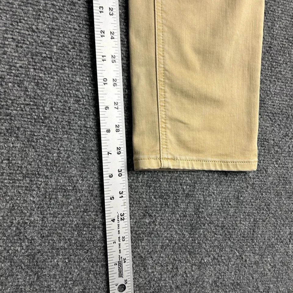 Pacsun Pacsun Jeans Mens 29x30 Beige Denim Slim Fit Active Stretch Size US 29 - 2 Thumbnail