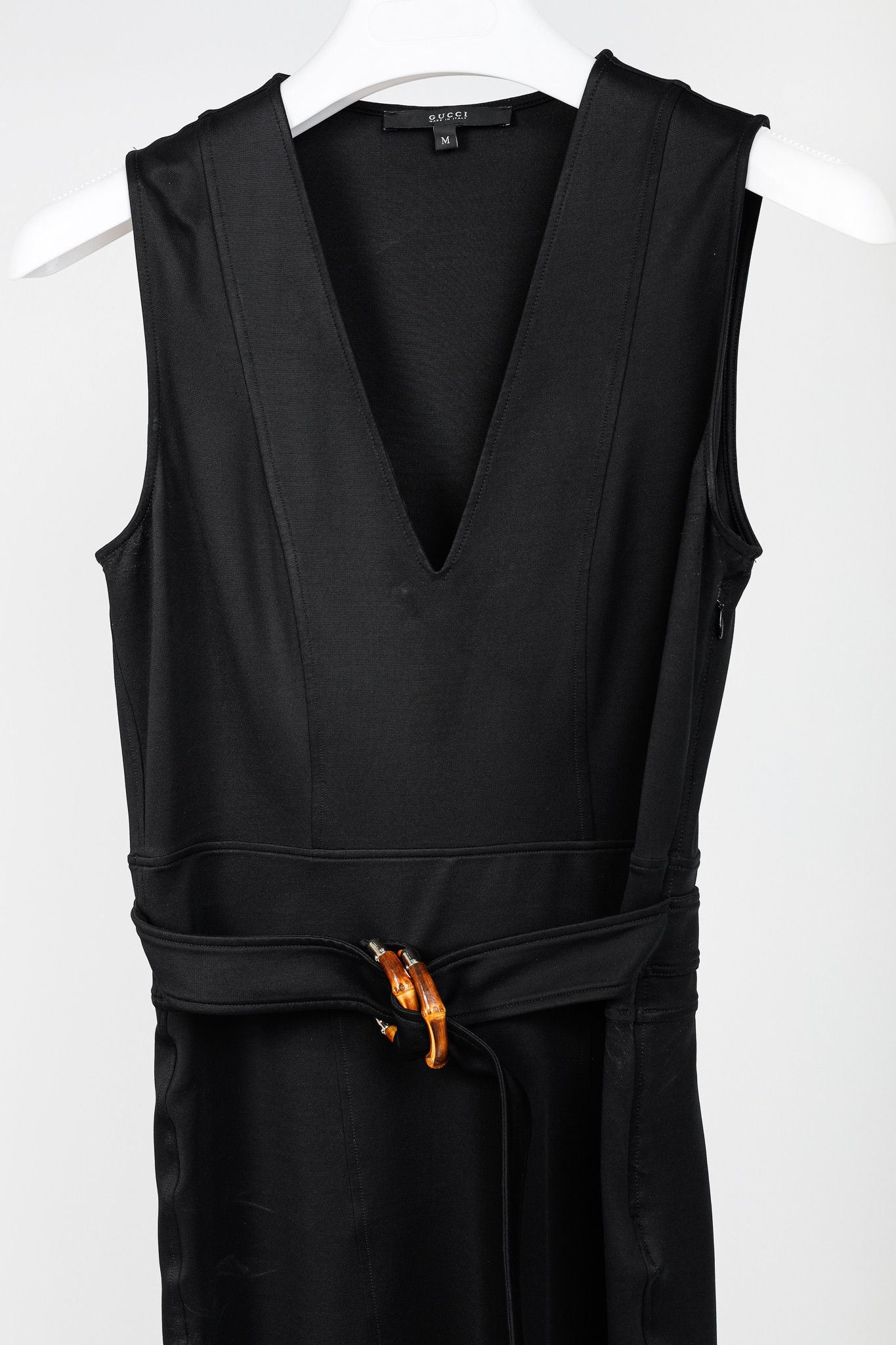 Gucci Gucci Resort 2007 Black Jersey Horsebit-Buckle Dress Size M / US 6-8 / IT 42-44 - 3 Thumbnail