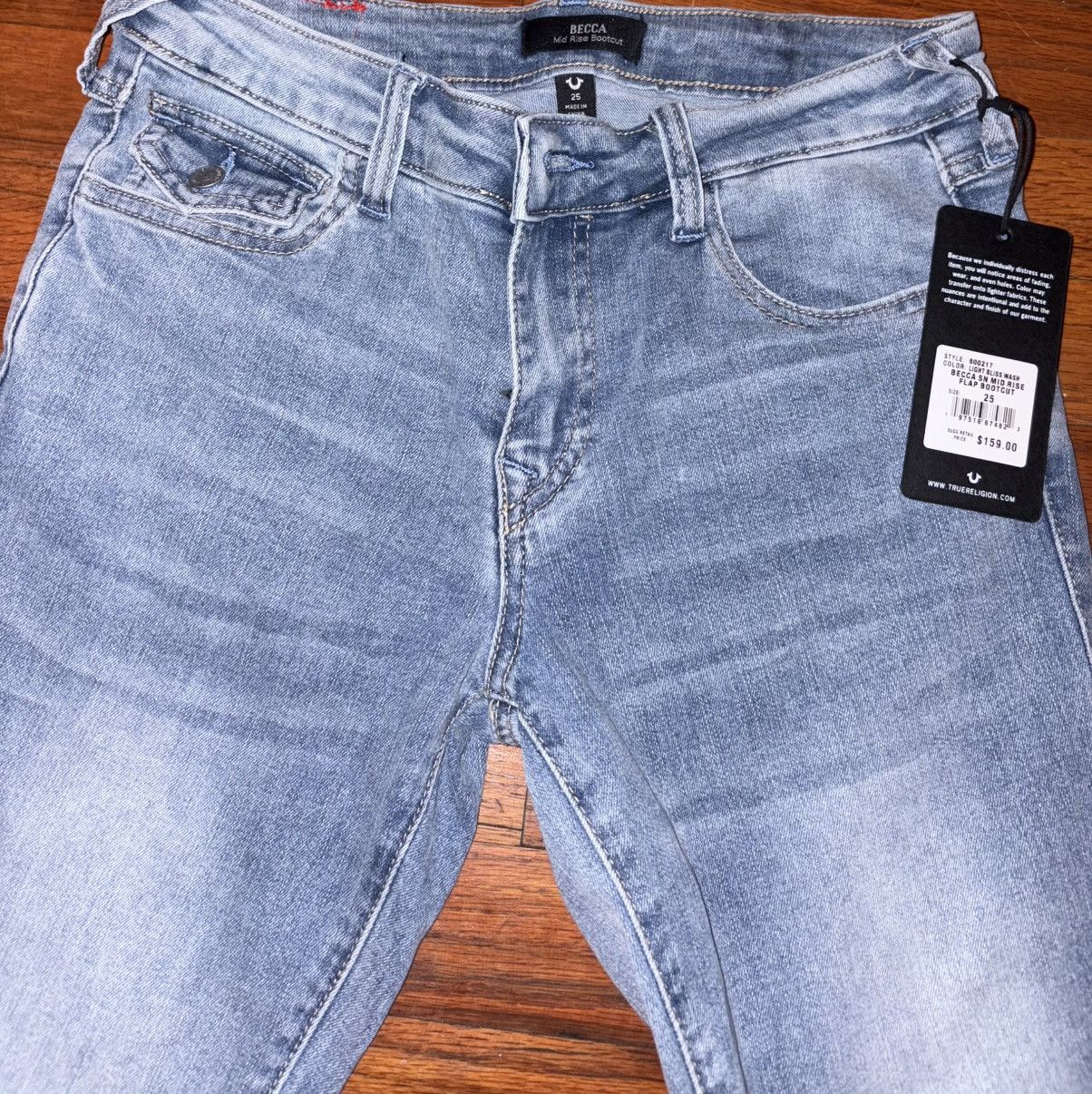 True Religion True Religion Becca Jeans Size 25" / US 0 / IT 36 - 1 Thumbnail