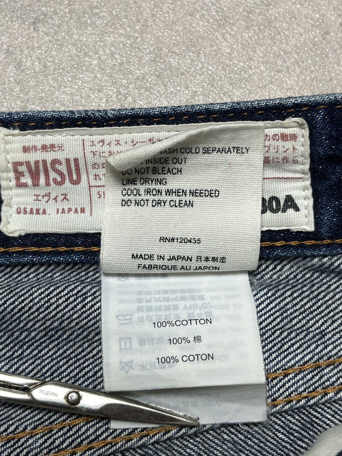 Evisu Evisu Red Seagull Selvedge Denim JapanJeans Size US 32 / EU 48 - 11 Thumbnail