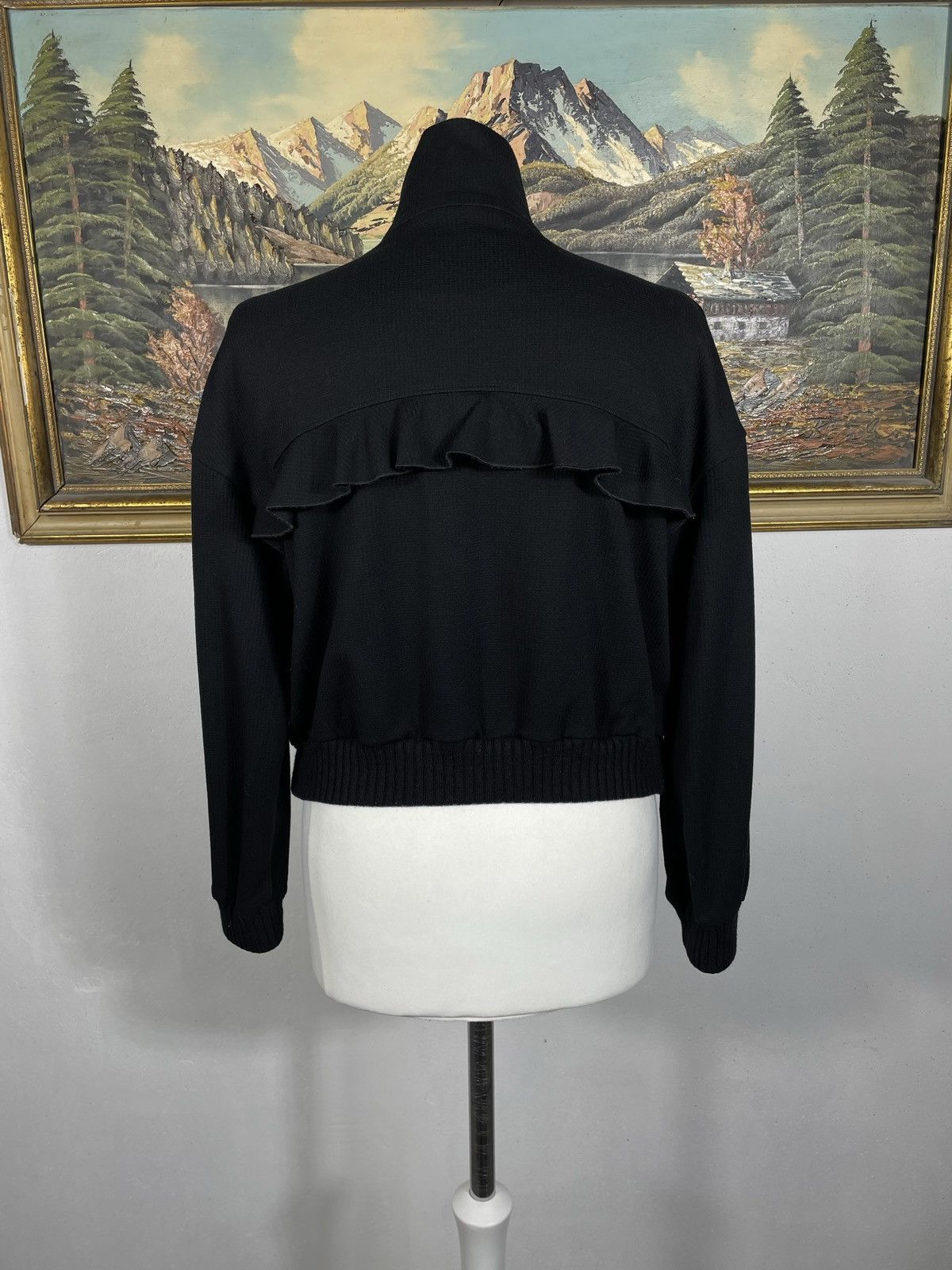 Moschino × Vintage Monogram Vintsge Y2k Crewneck Sweater Jumper Knitwear Luxury Size S / US 4 / IT 40 - 4 Thumbnail