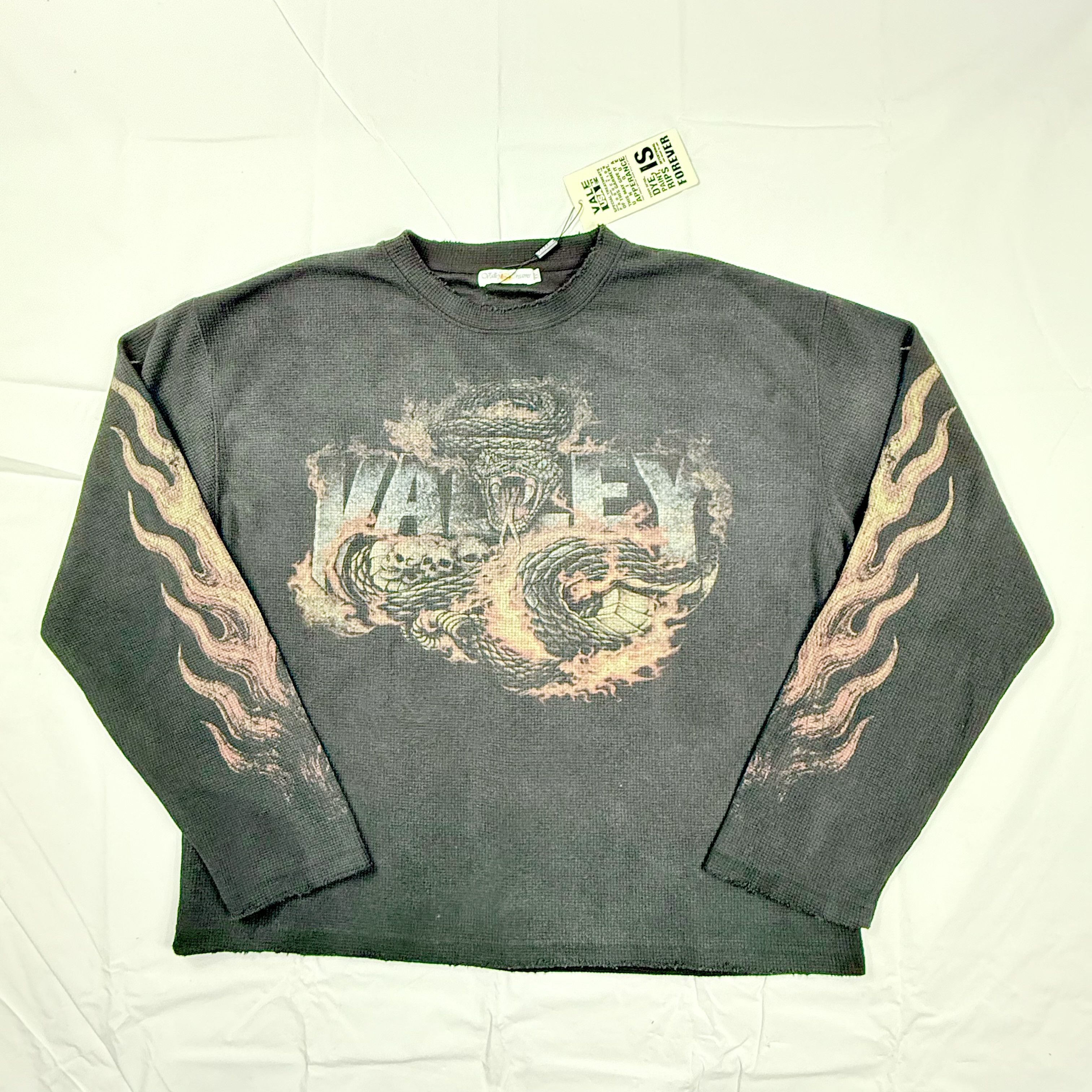 Vale Vale USA Valley Dreams Dragon Flame Waffle Knit Thermal XXL Size US XXL / EU 58 / 5 - 2 Thumbnail