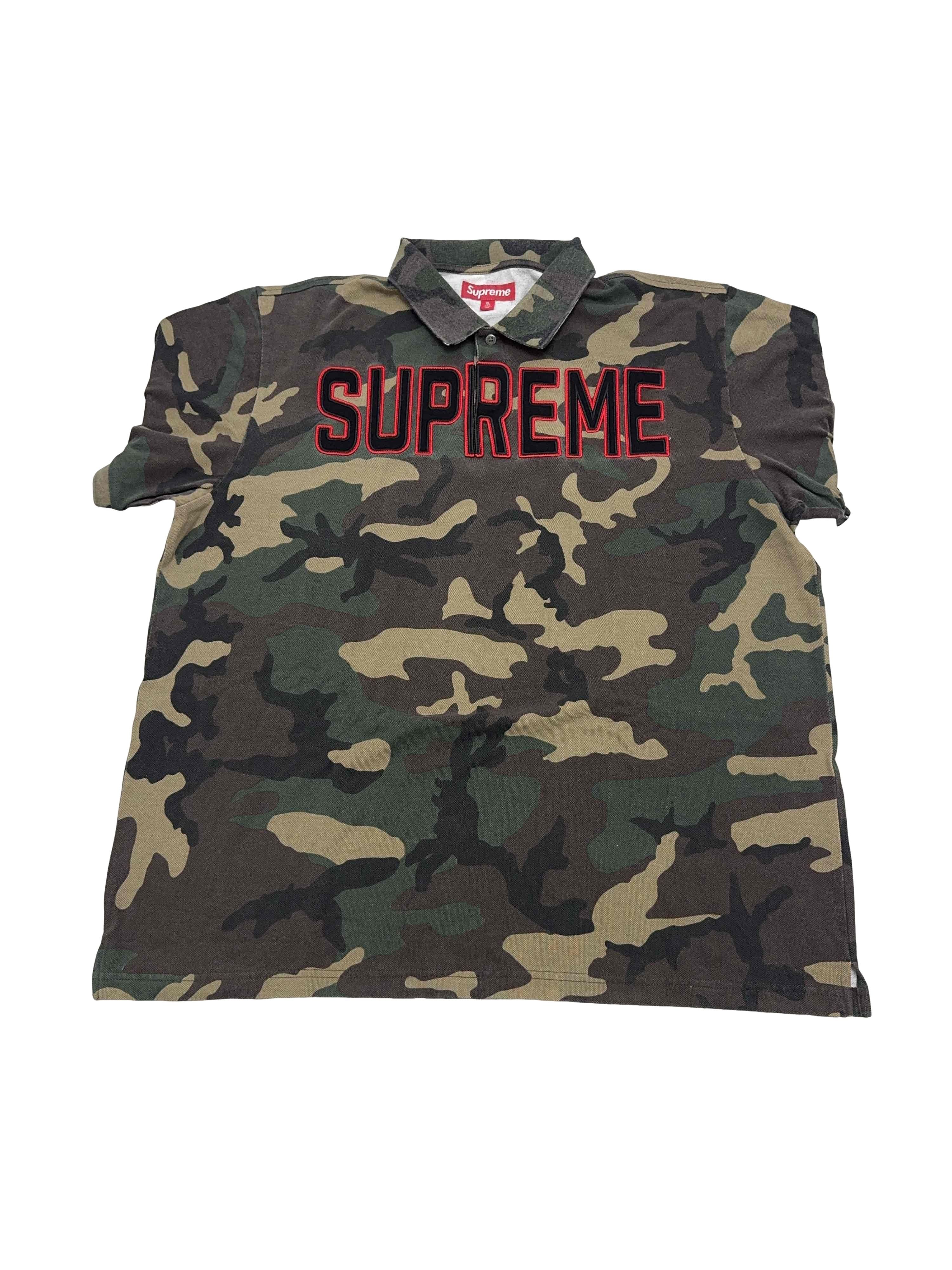 Supreme Camo Supreme Polo | Grailed