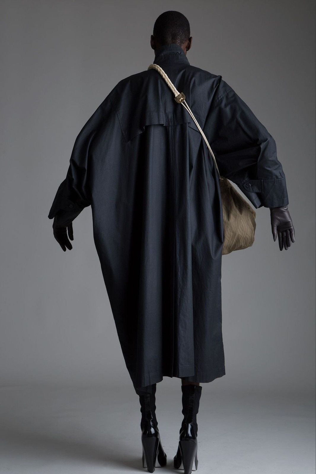 Issey Miyake 🔥A/W 1980'S ISSEY MIYAKE PERMANENTE OVERSIZED COAT JACKET Size US M / EU 48-50 / 2 - 25 Thumbnail