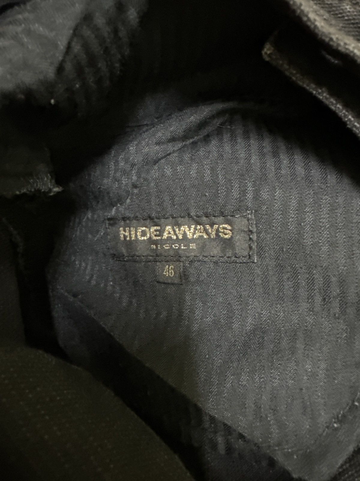 Nicole Club HIDEWAYS NICOLE TWIST LEG BLACK DENIM JEANS Size US 31 - 16 Thumbnail