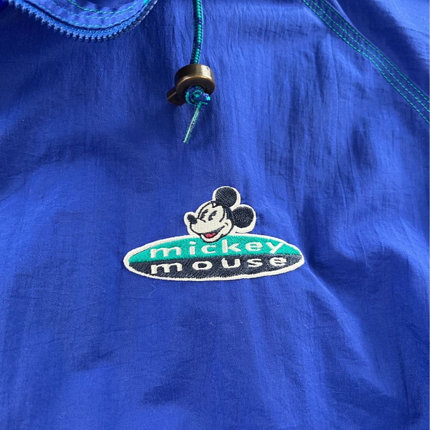Disney Vintage 90s Disney Mickey Mouse Hooded Windbreaker Jacket Size US XL / EU 56 / 4 - 1 Thumbnail