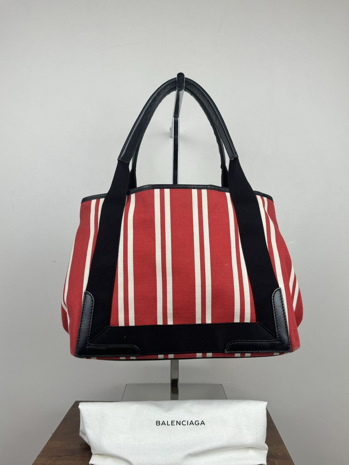 Balenciaga Balenciaga Navy Cabas Handbag original casual item Size ONE SIZE - 3 Thumbnail