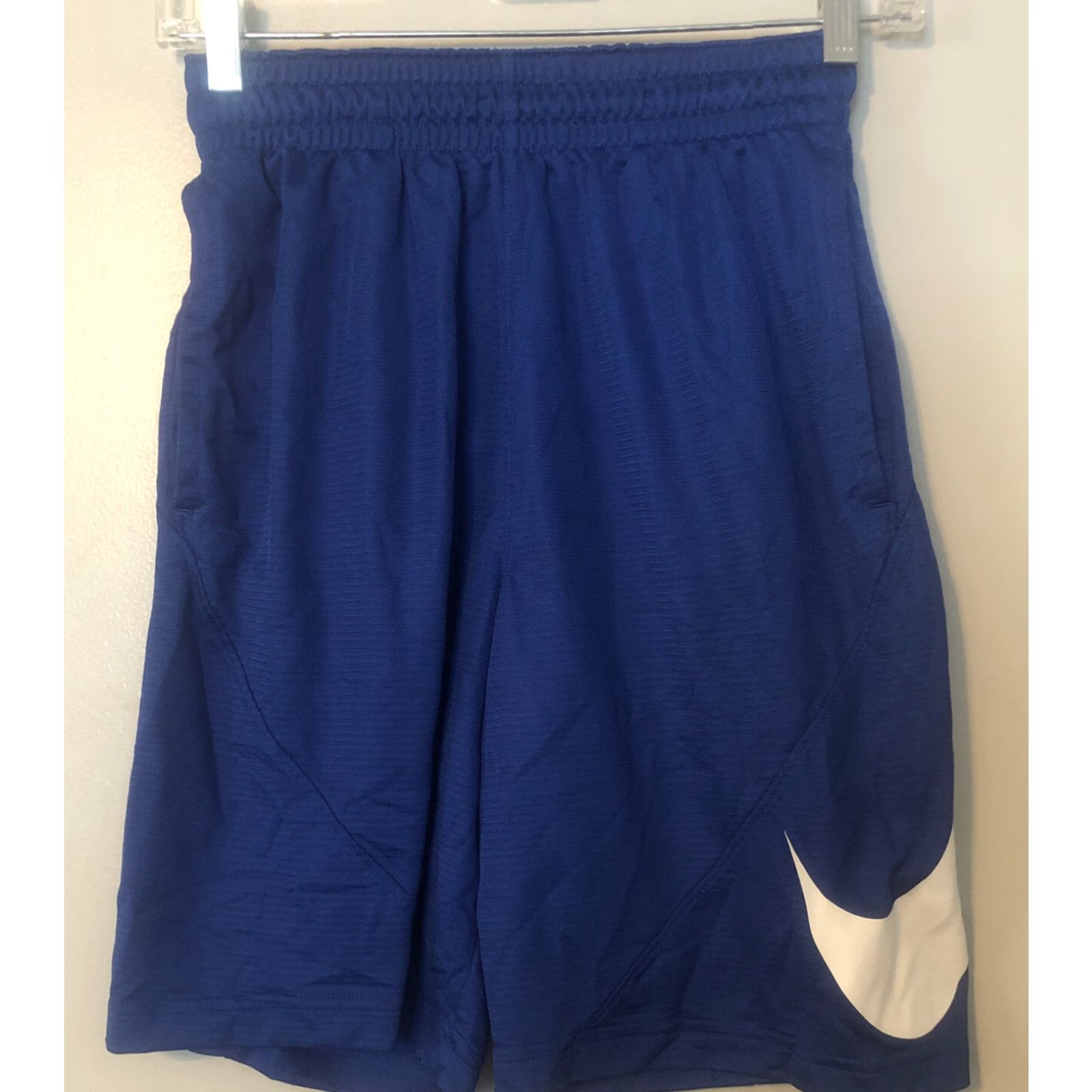 Nike Nike Athletic Shorts Mens S Blue Swoosh Logo Active Athletic Casual Sports Size US 29 - 2 Thumbnail