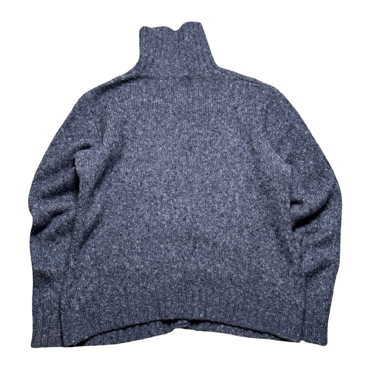 L.L. Bean LL Bean Cardigan Women M Wool Blend Cable Knit Sweater Size M / US 6-8 / IT 42-44 - 6 Thumbnail
