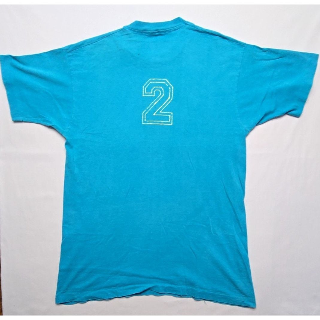 Fruit Of The Loom Vintage Young Not Shirt Graphic Tee Blue 90s XL USA Made Size US XL / EU 56 / 4 - 10 Thumbnail