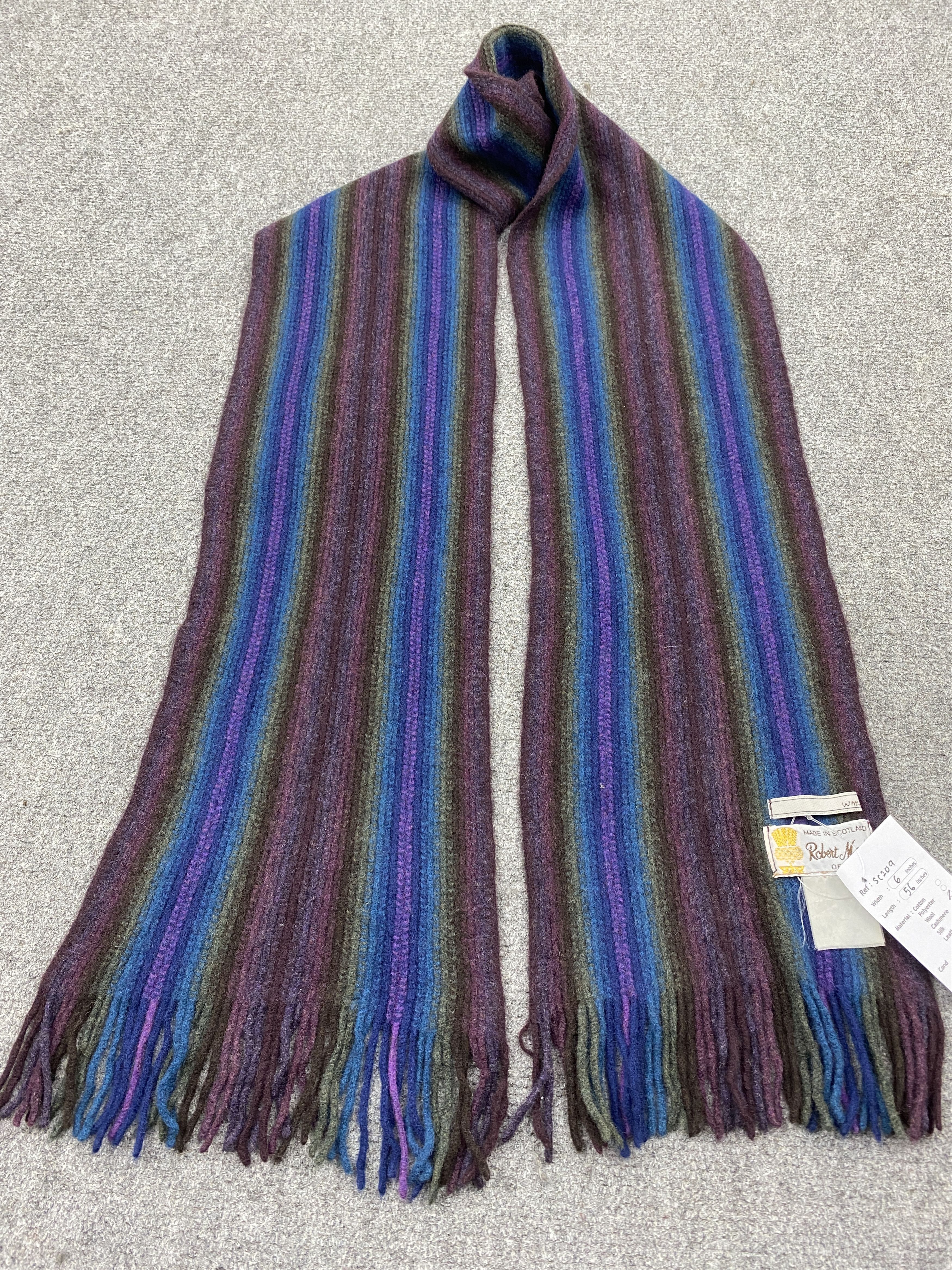 Japanese Brand × Vintage Robert Mackie Scarf / Muffler / Neckwear SC0209 Size ONE SIZE - 1 Thumbnail