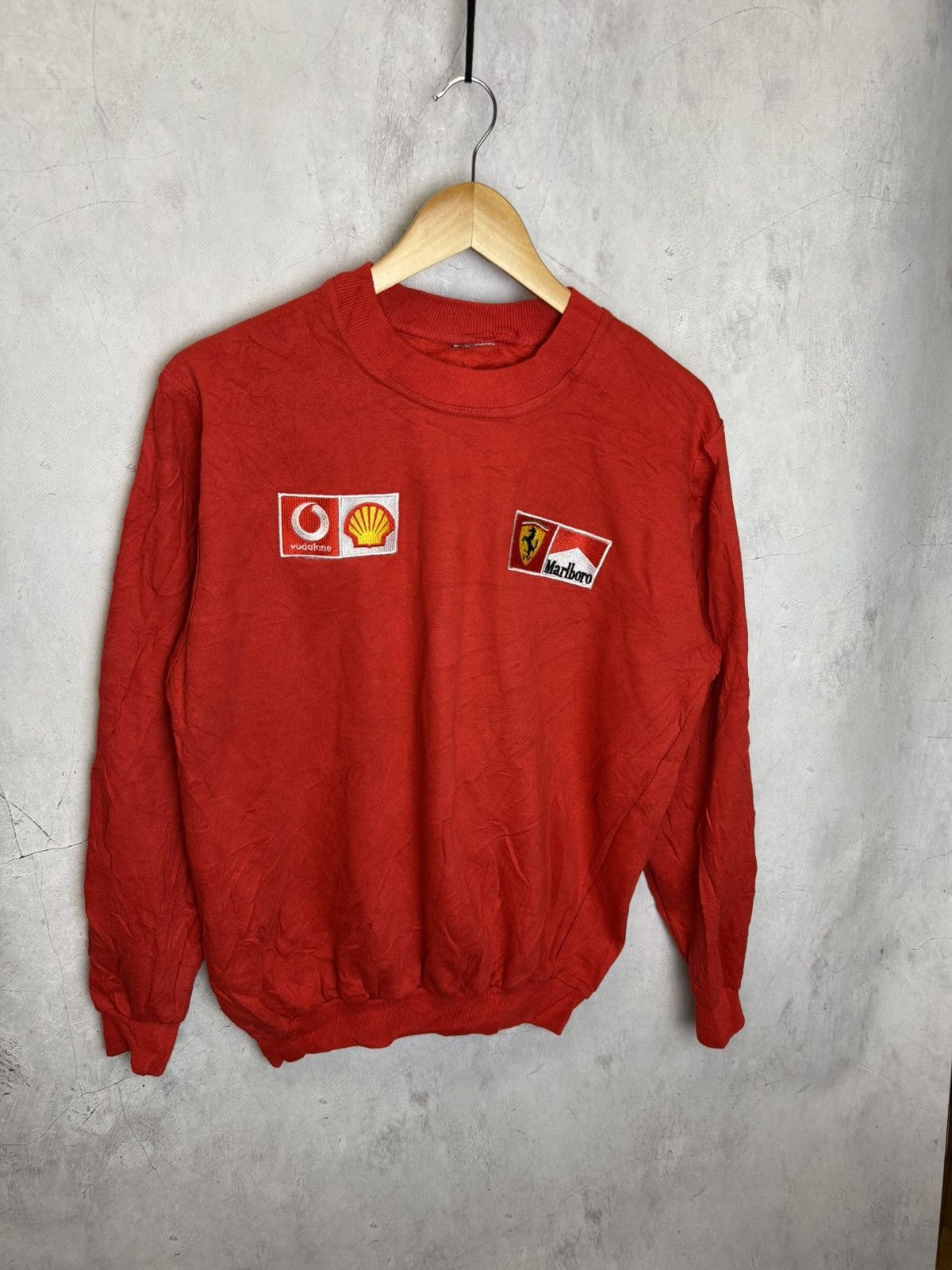 Ferrari × Marlboro × Vintage Ferrari F1 Racing Sweatshirt Marlboro Shell Vodafone Size US M / EU 48-50 / 2 - 1 Thumbnail