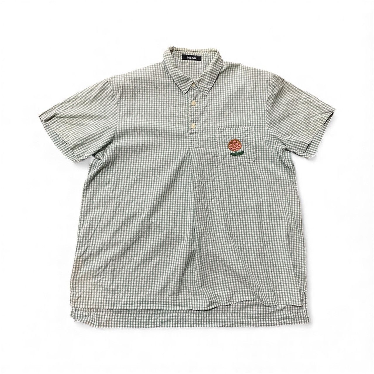 Ne-Net Ne-net Issey Miyake Button Up Single Pocket Shirt Size M / US 6-8 / IT 42-44 - 1 Thumbnail