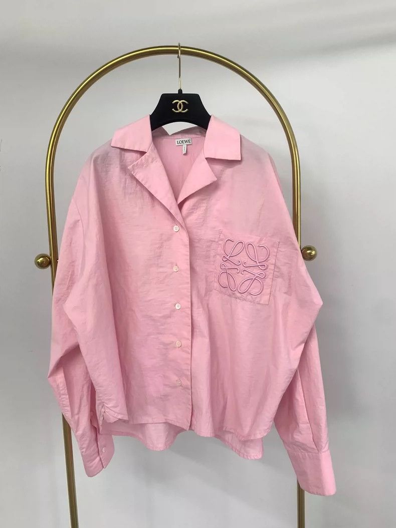 Loewe LOEWE Neck buttoned collar long sleeve shirt Size M / US 6-8 / IT 42-44 - 1 Thumbnail