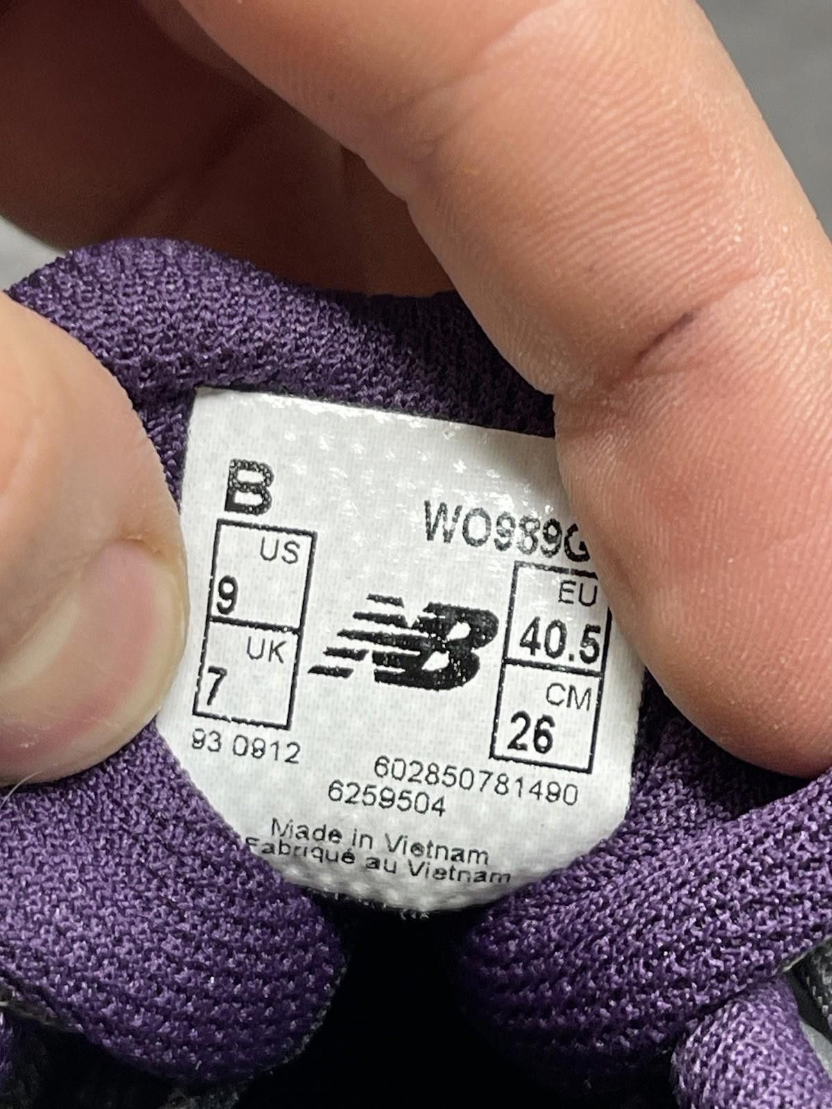 New Balance New Balance 989 Shoes Womens Size 9 Grey Purple Suede GTX Size US 9 / IT 39 - 10 Thumbnail