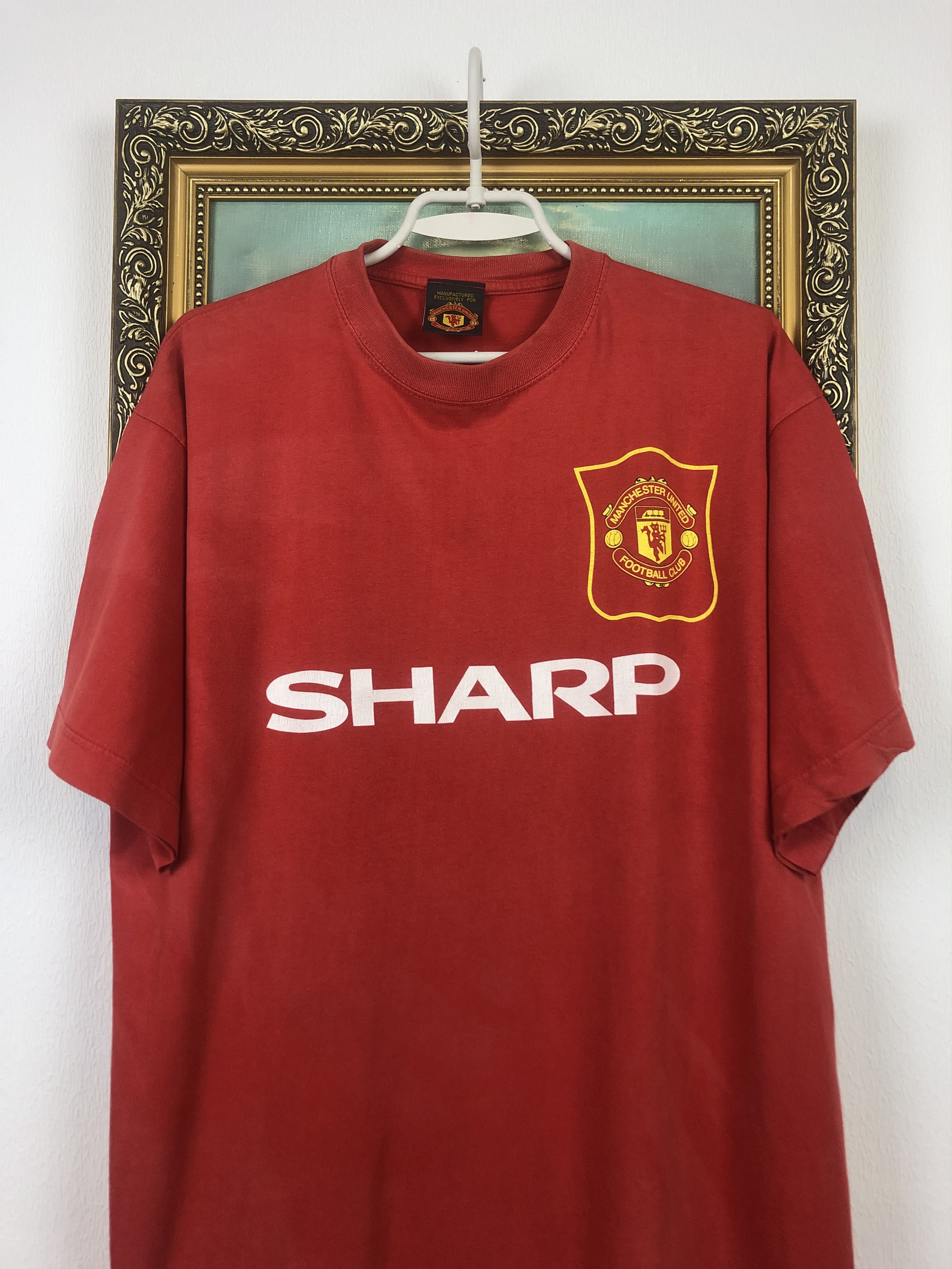Vintage Vintage Manchester United Football Shirt Jersey Rare Hype Size US XL / EU 56 / 4 - 2 Thumbnail