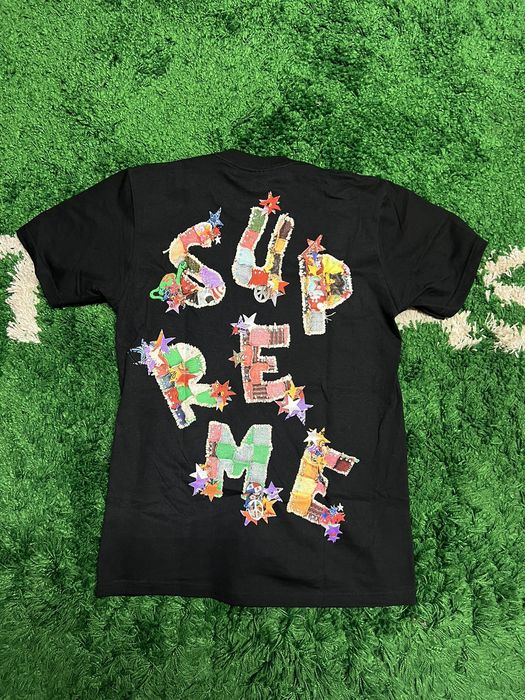 Supreme Supreme Patchwork Tee (Black) | Grailed