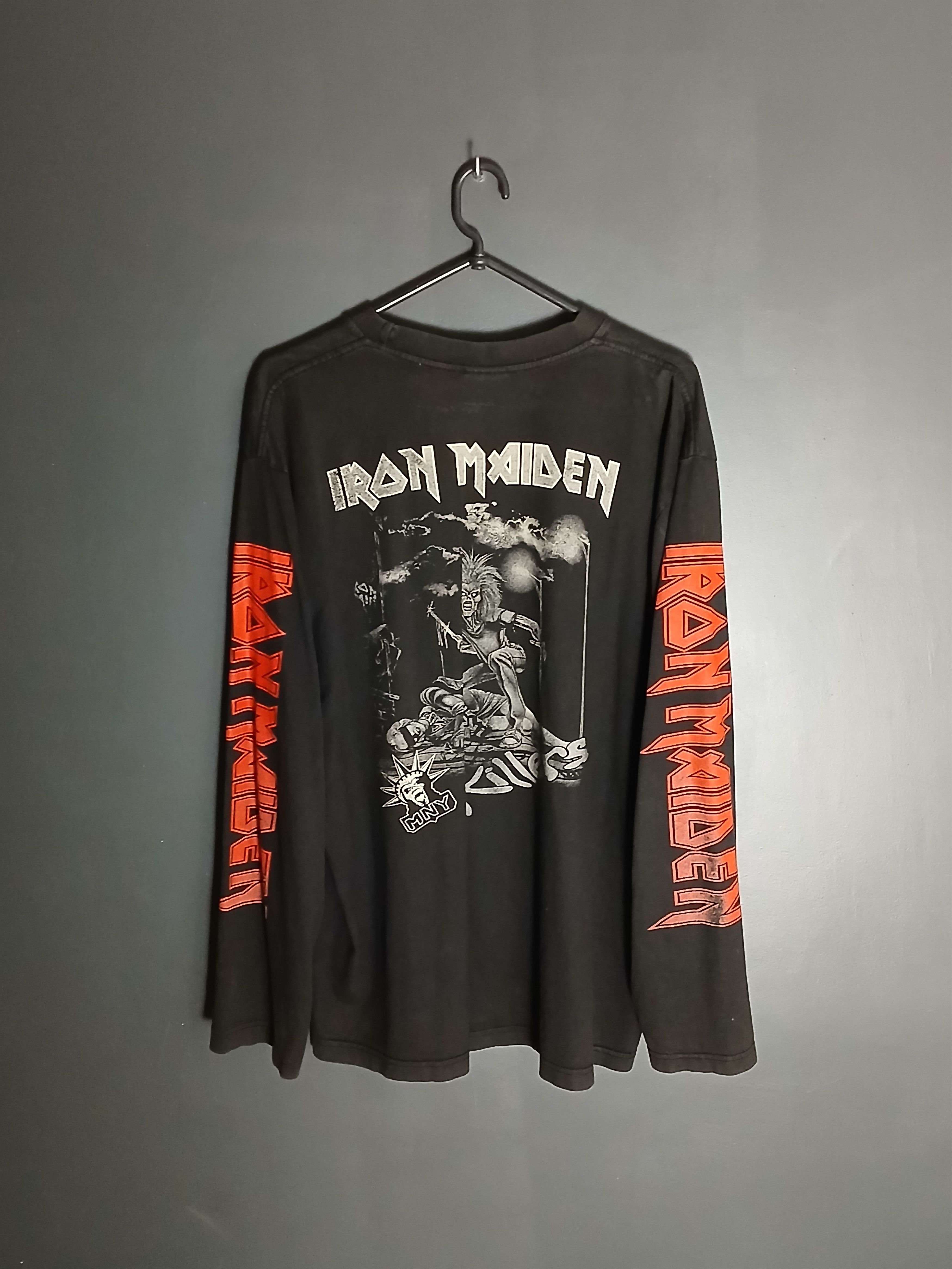Band Tees Iron Maiden Long Sleeve T-Shirt Size US XL / EU 56 / 4 - 2 Thumbnail