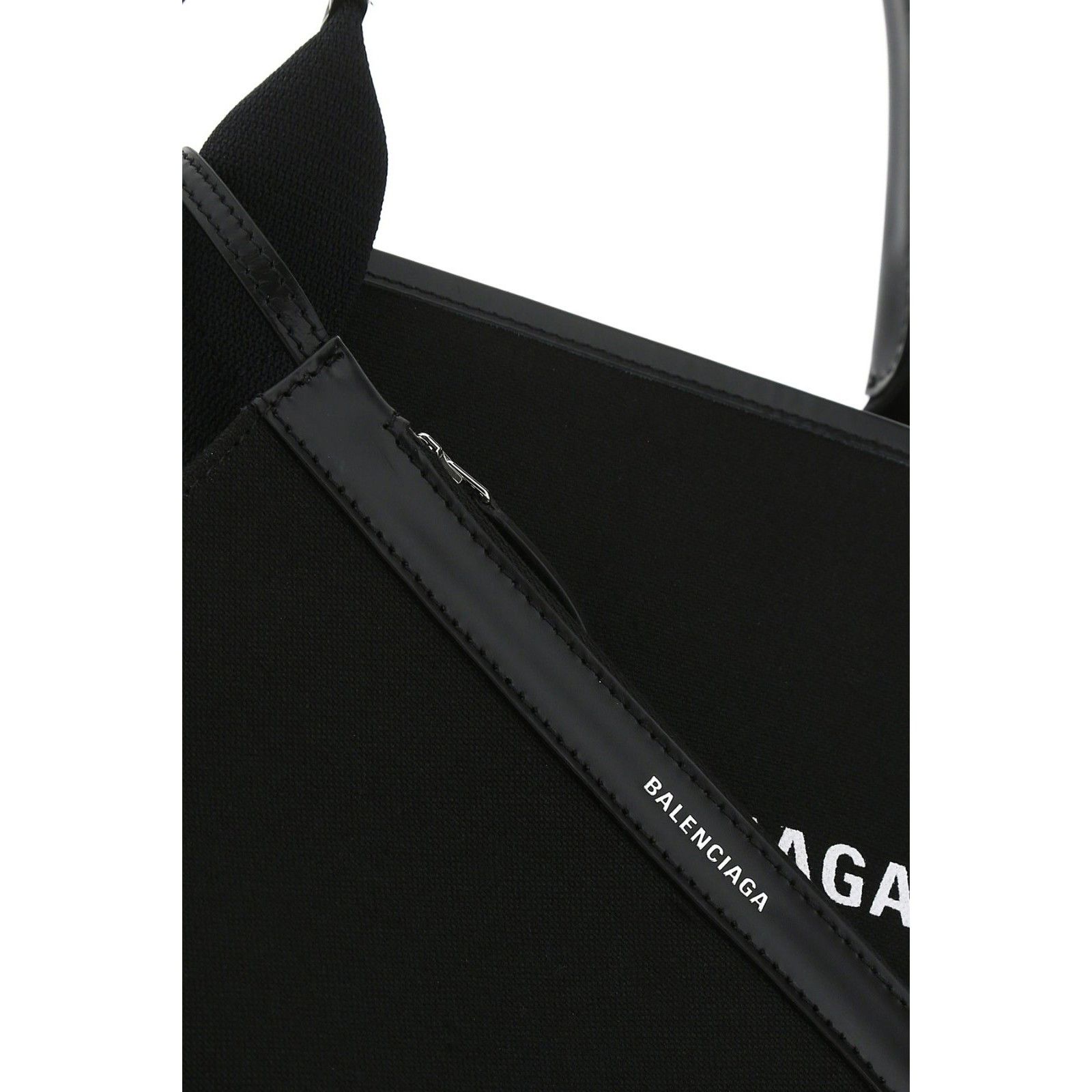 Balenciaga BALENCIAGA Cabas Small Navy Canvas Shoulder Bag New And Auth Size ONE SIZE - 4 Thumbnail