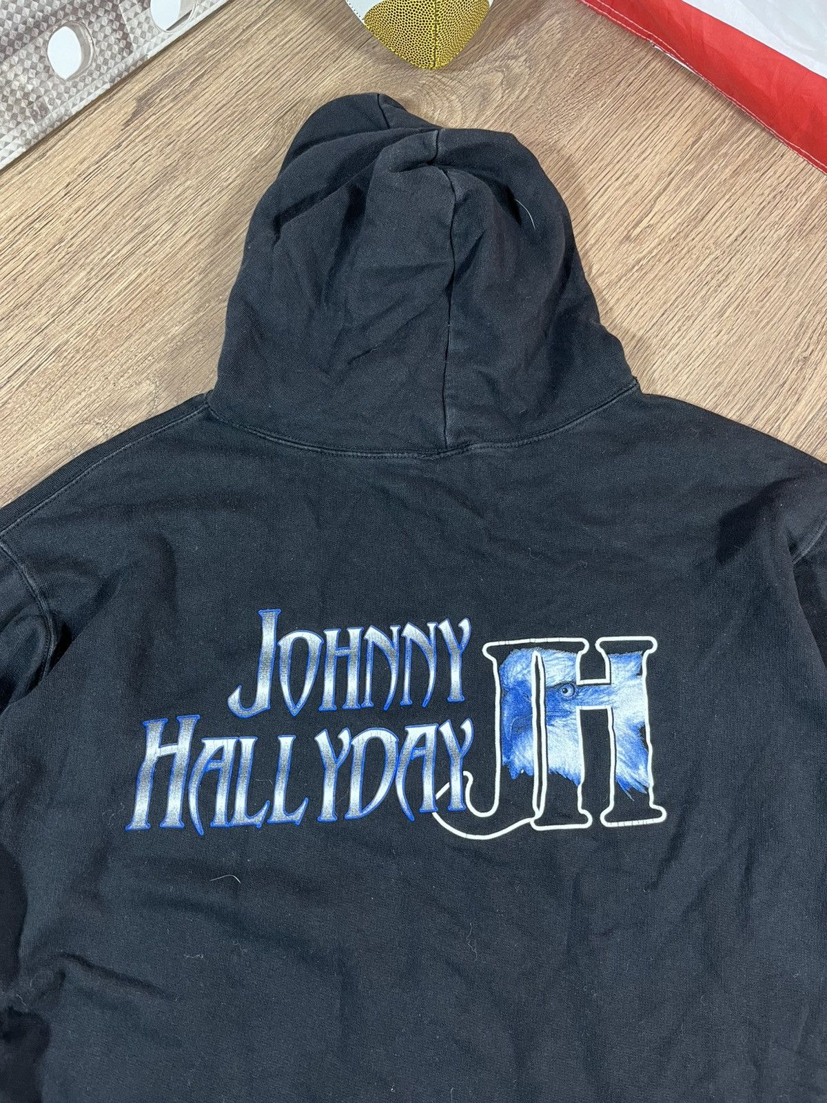 Band Tees Johnny Hallyday 90s Very Rare Hoodie Size US XL / EU 56 / 4 - 13 Thumbnail