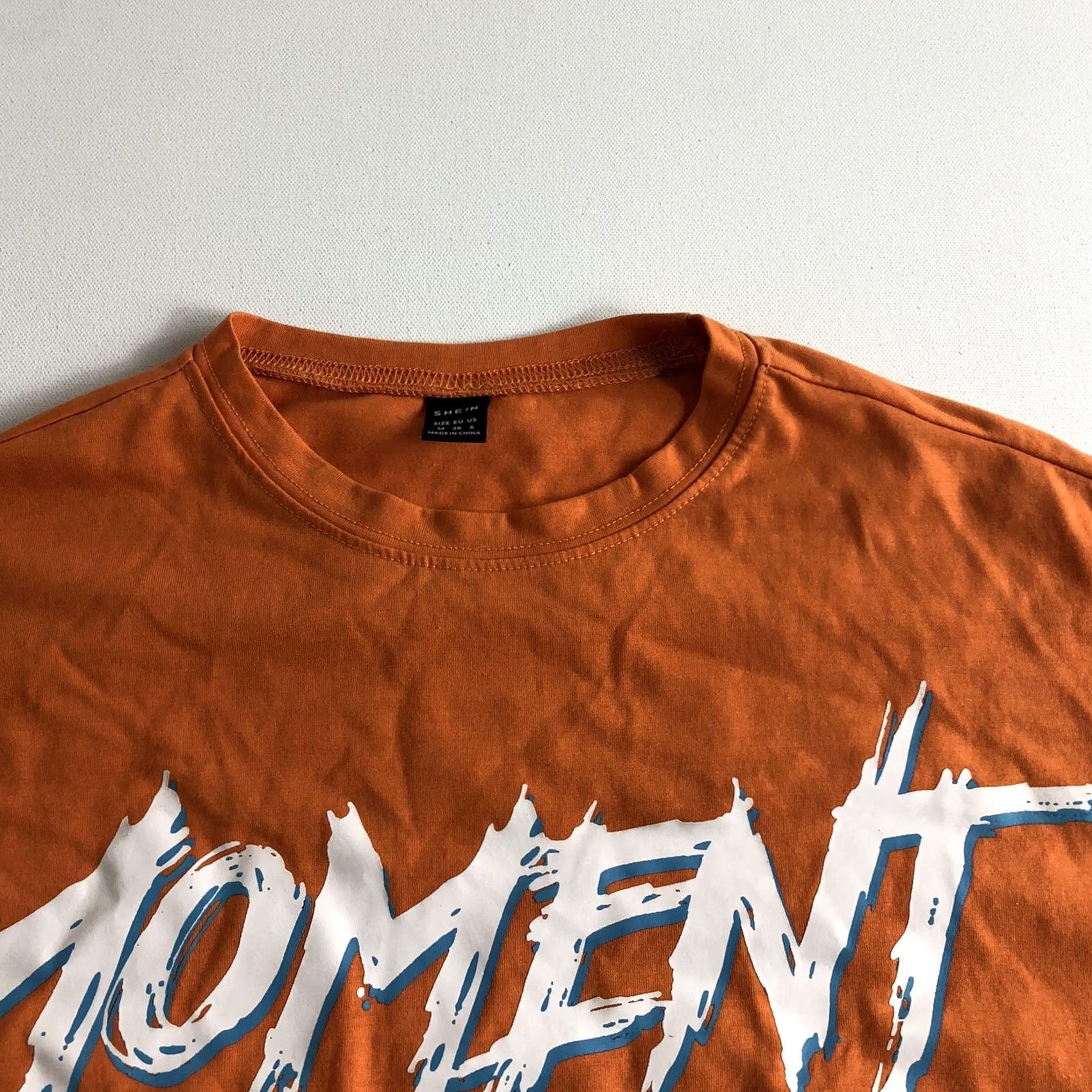 Shein SheIn Full Graphic Racing Car Men's Short Sleeve Orange Tee T-Shirt Size Medium Size US M / EU 48-50 / 2 - 5 Thumbnail