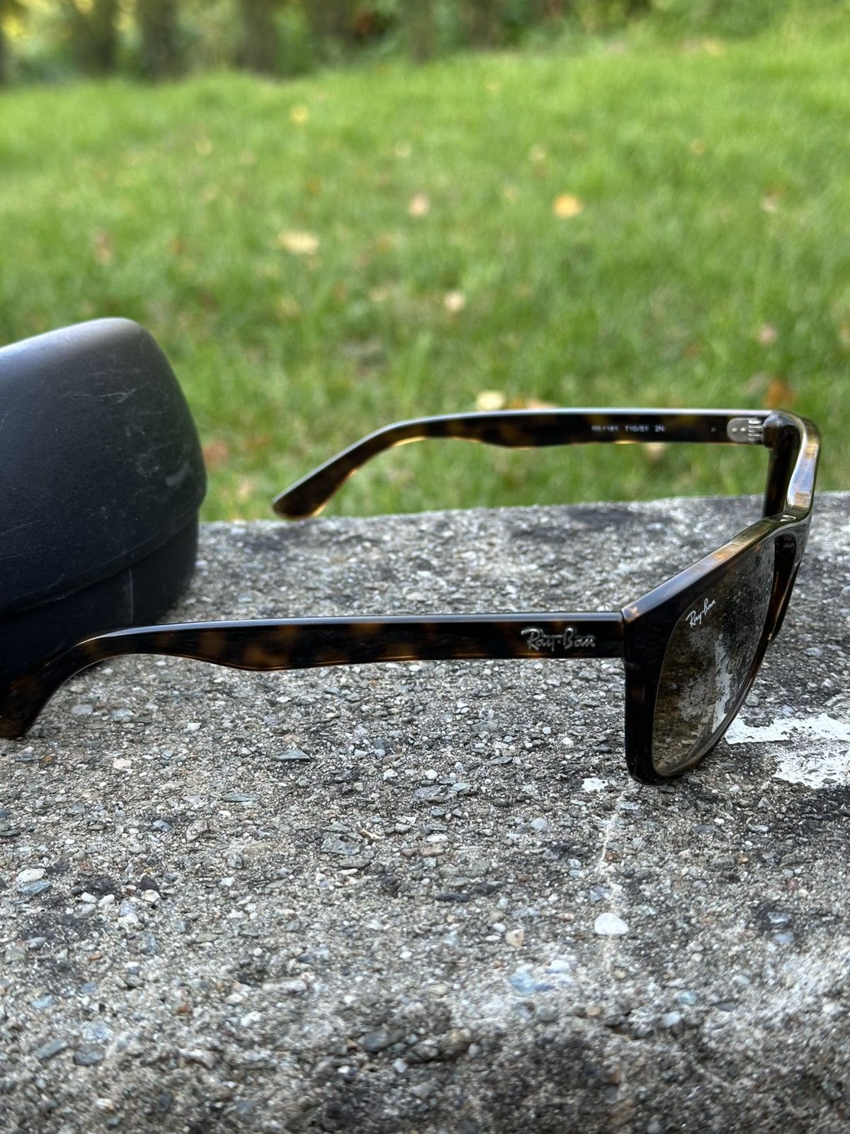 RayBan Vintage RayBan Sunglasses RB4181 Brown Size ONE SIZE - 2 Thumbnail