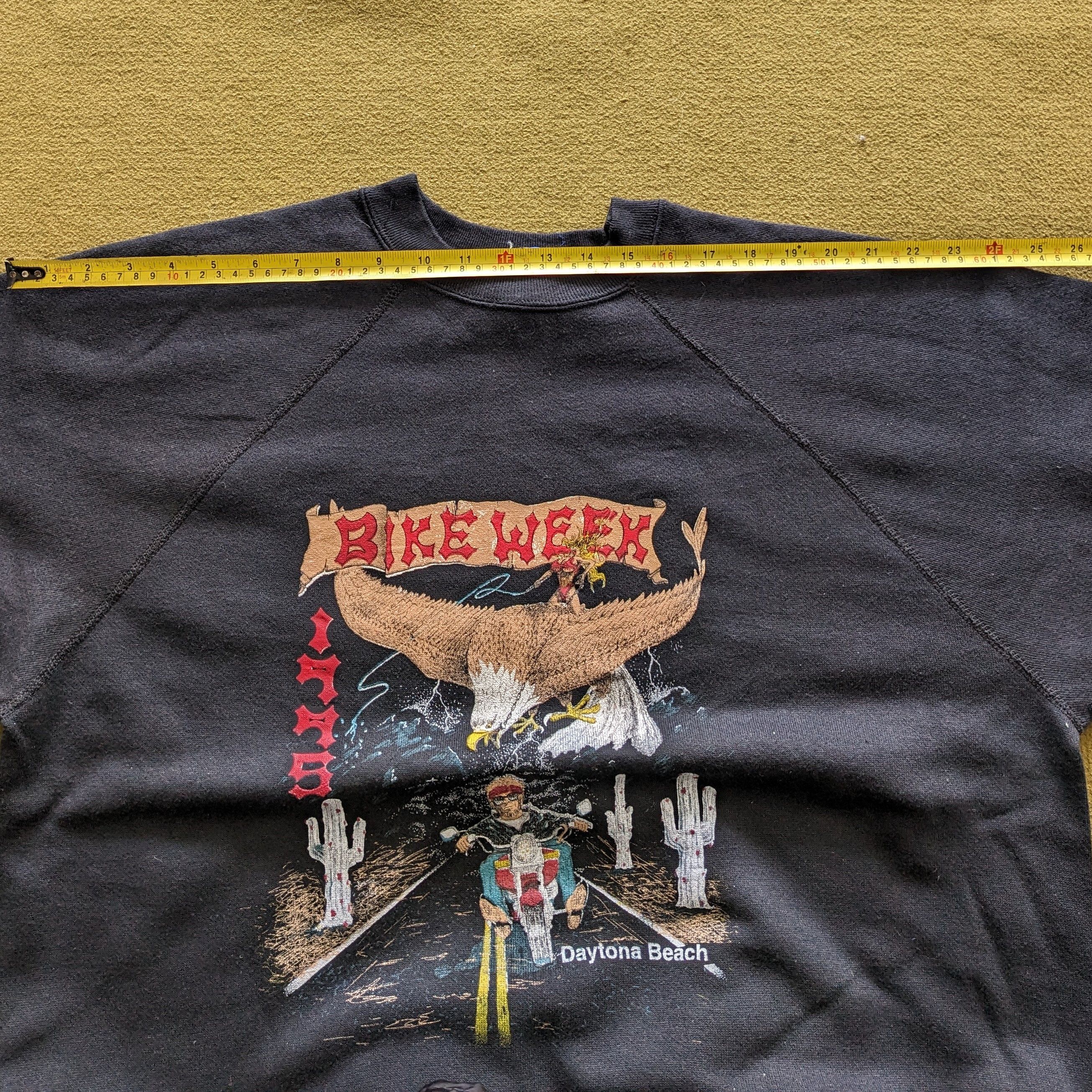 Japanese Brand Vintage BIKE WEEK Racing Motorcycle Sweatshirt Size US L / EU 52-54 / 3 - 6 Thumbnail