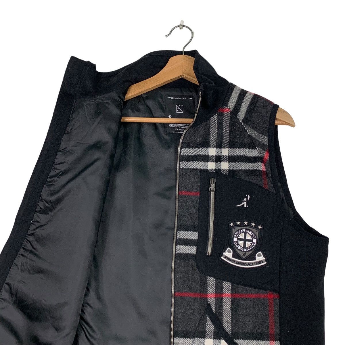 Kangol KANGOL Tartan Wool Vest #0655-C30 Size US L / EU 52-54 / 3 - 10 Thumbnail