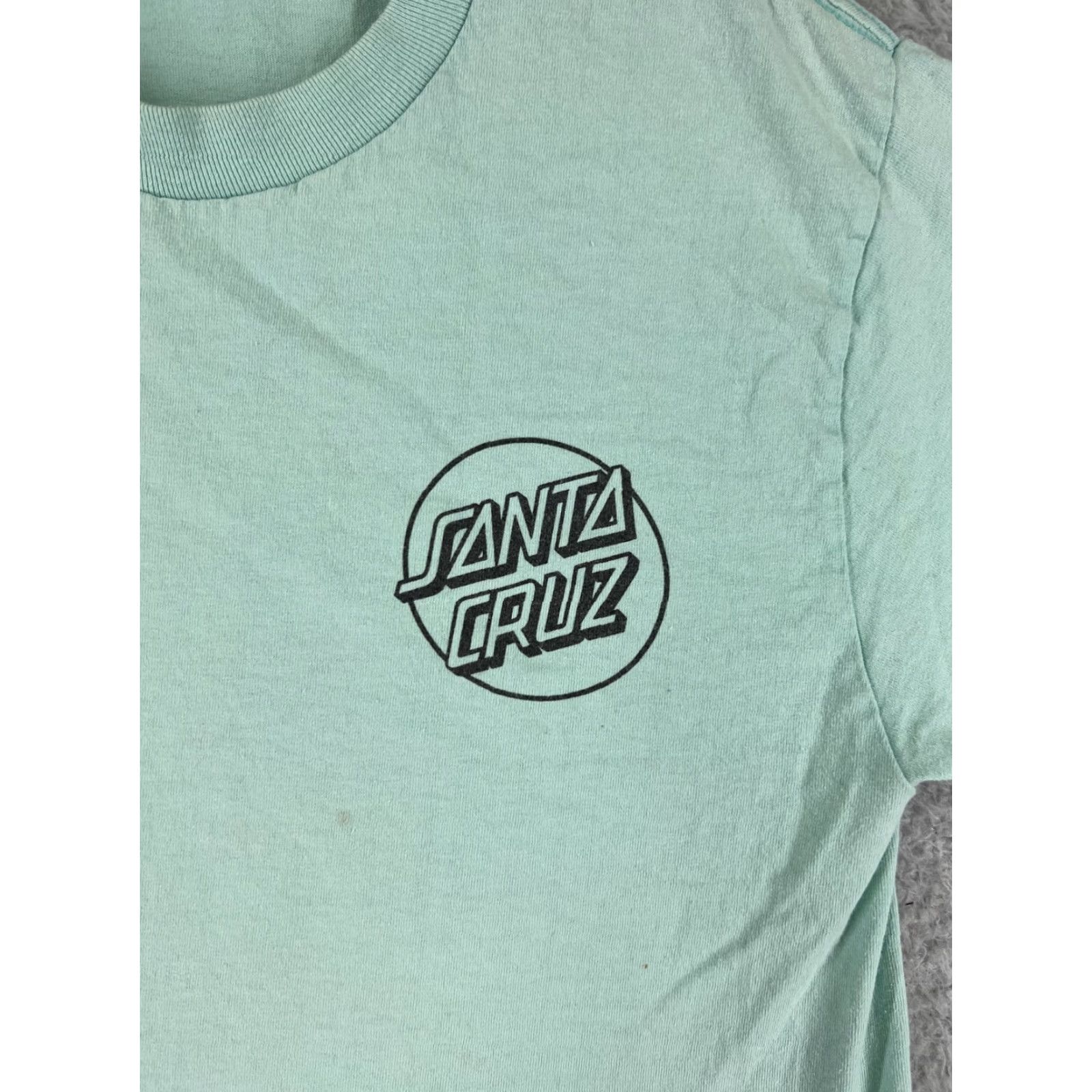 Vintage Santa Cruz Shirt Mens Small Blue Short Sleeve Crew Neck Cotton Skateboard Graphic Vintage No Size US S / EU 44-46 / 1 - 3 Thumbnail