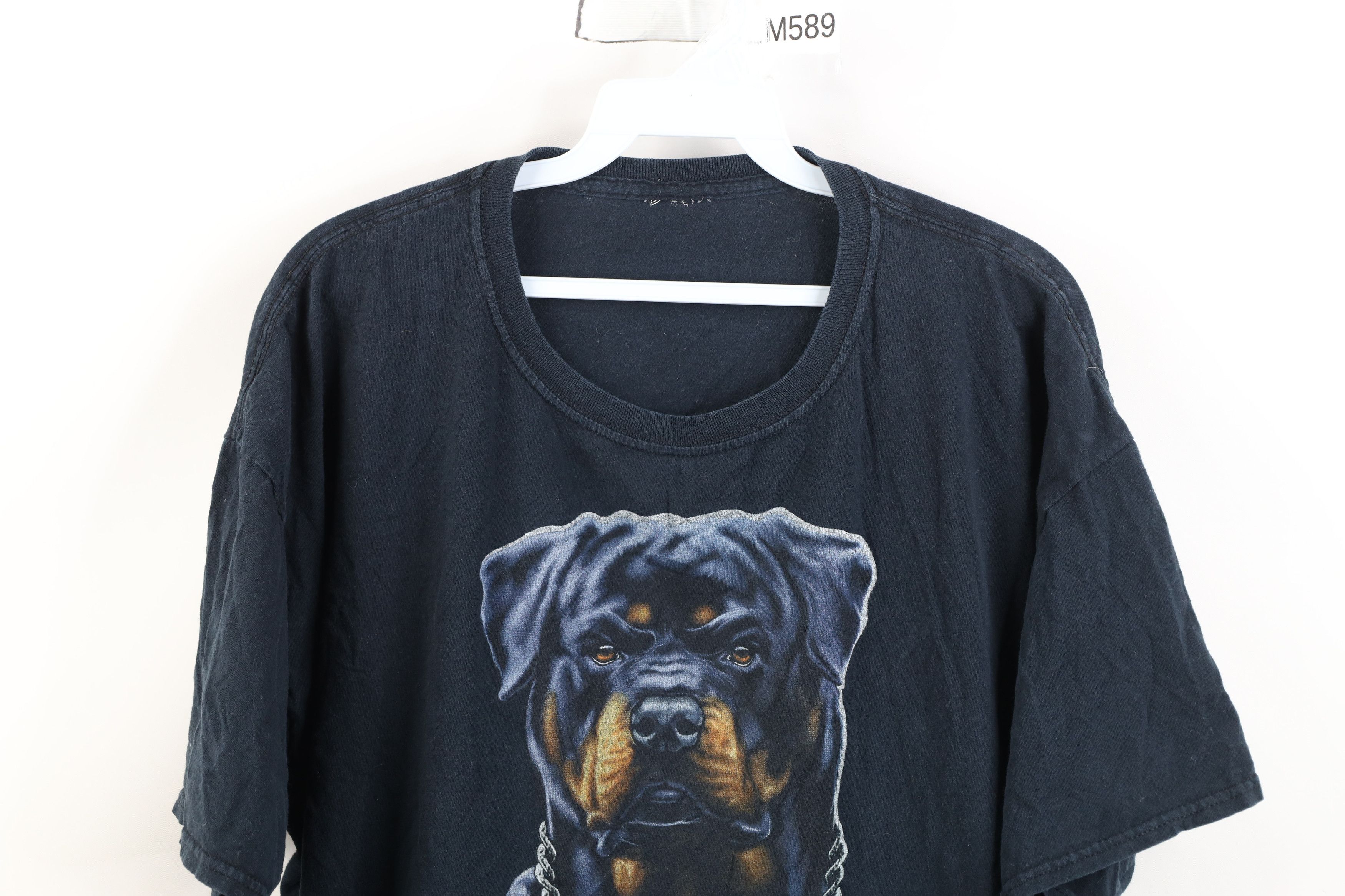 Vintage Vintage 90s Y2K Streetwear Dog Short Sleeve T-Shirt Size US XL / EU 56 / 4 - 2 Thumbnail