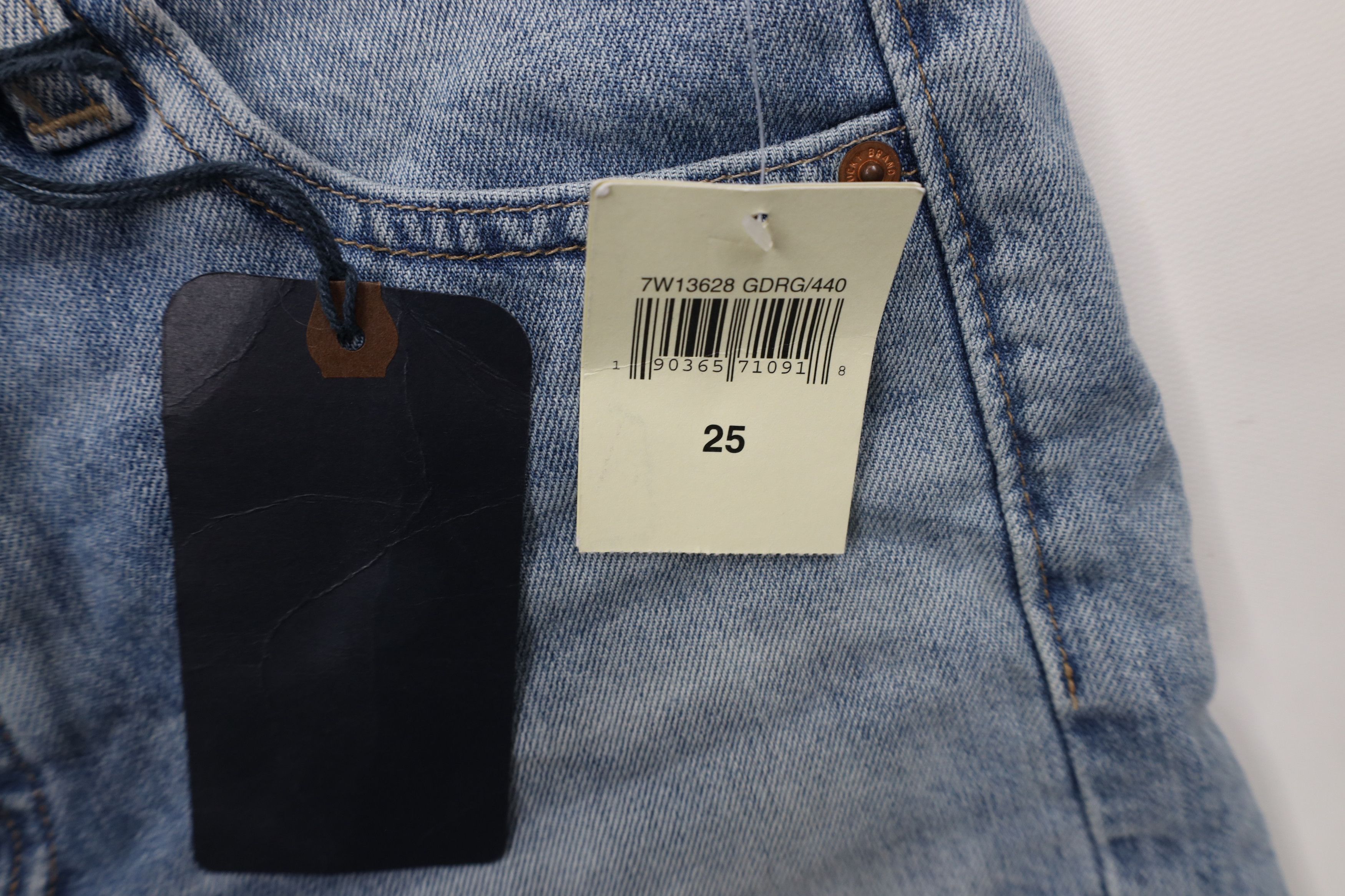 Vintage New Lucky Brand Fly Flower Floral Cut Off Denim Jean Shorts Size 25" / US 0 / IT 36 - 6 Thumbnail