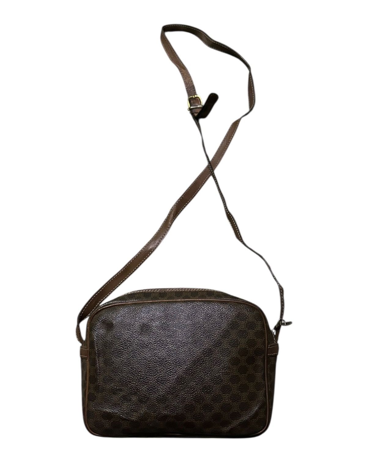 Celine vintage Celine Macadam monogram pattern shoulder bag Size ONE SIZE - 5 Thumbnail