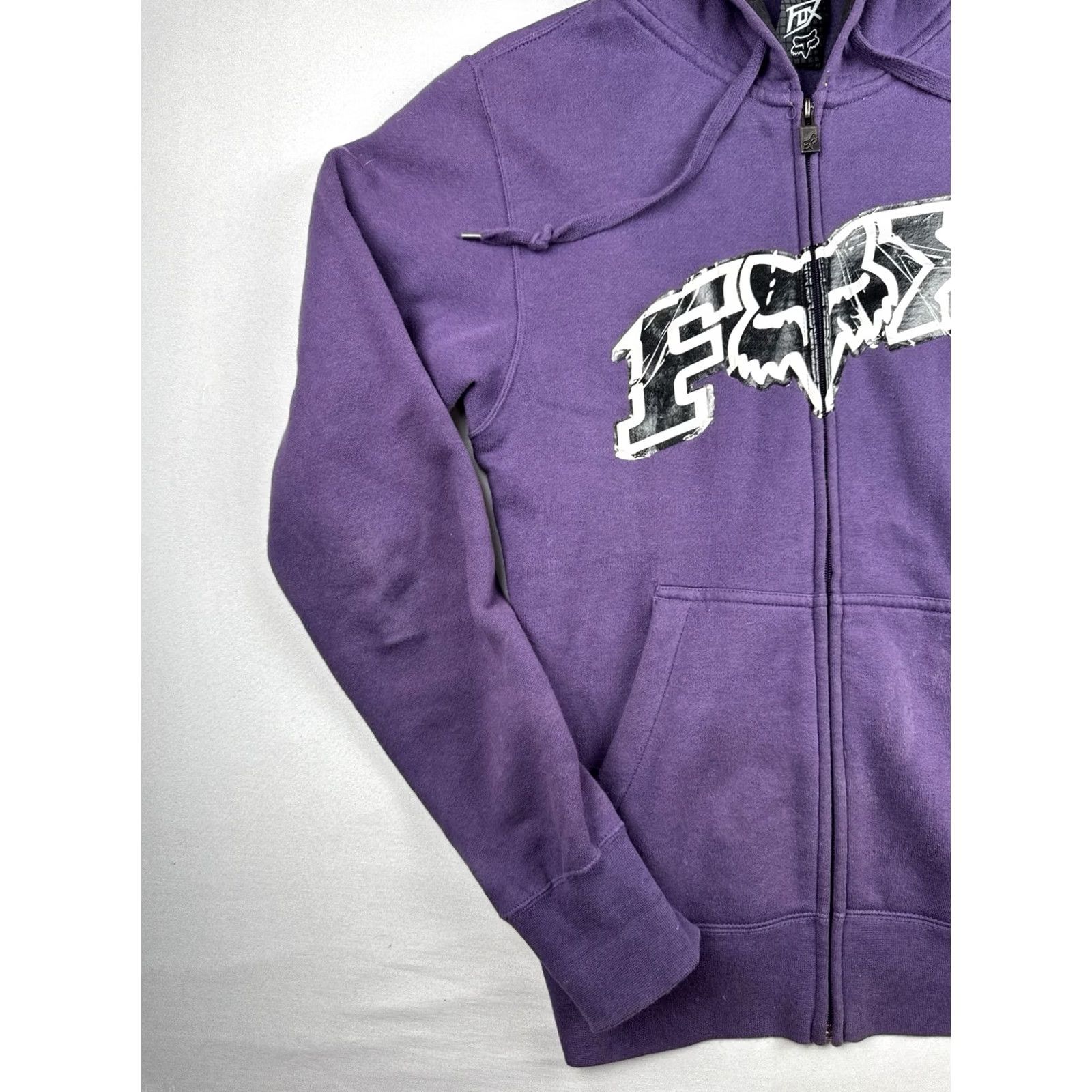 Fox Racing Fox Racing Hoodie Purple Big Logo Spell-Out Y2K Zip Size US S / EU 44-46 / 1 - 3 Thumbnail