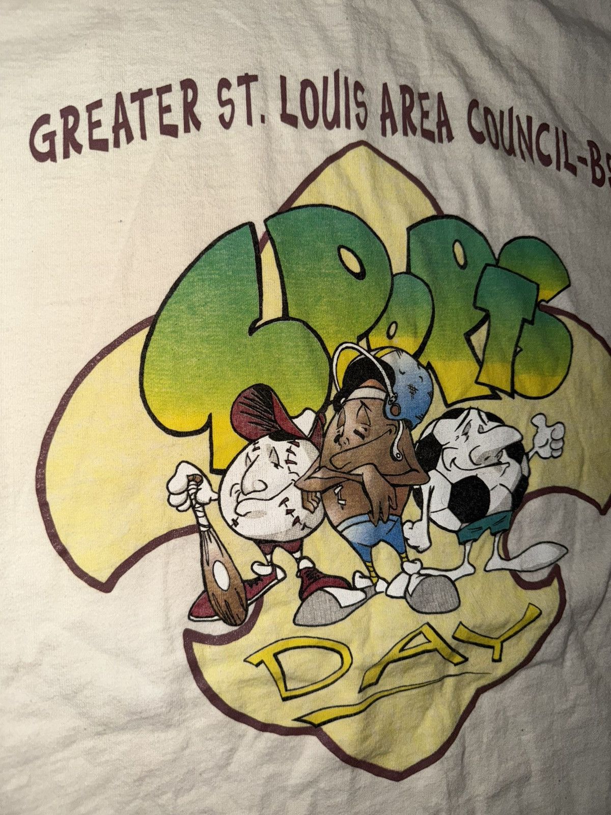 Fruit Of The Loom Vintage greater St. Louis area sports day single stitch tee Size US L / EU 52-54 / 3 - 4 Thumbnail