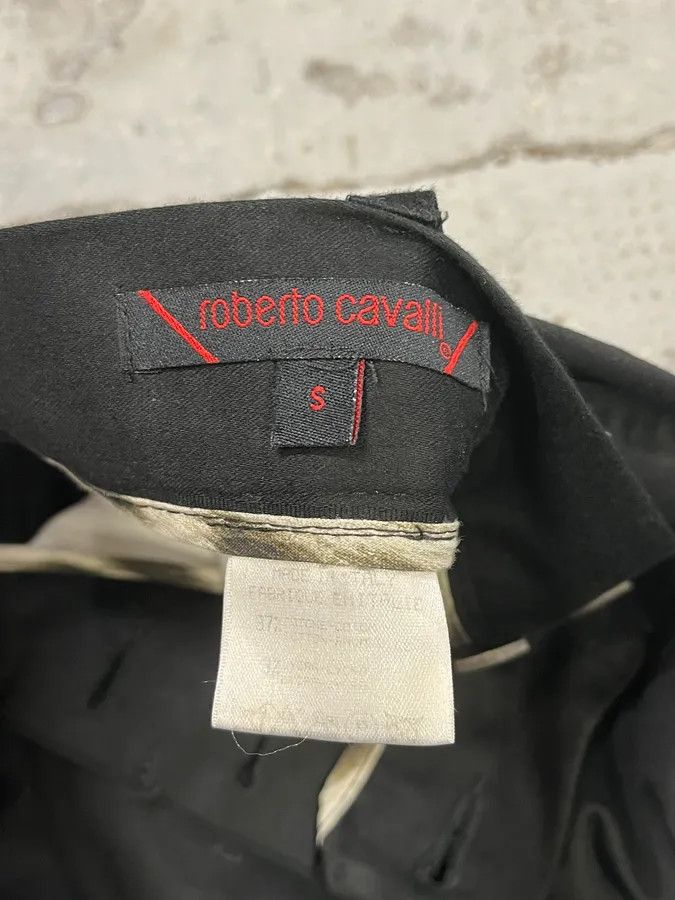 Roberto Cavalli 2000s Roberto Cavalli Black Classy Casual Pants Size 27" / US 4 / IT 40 - 10 Thumbnail